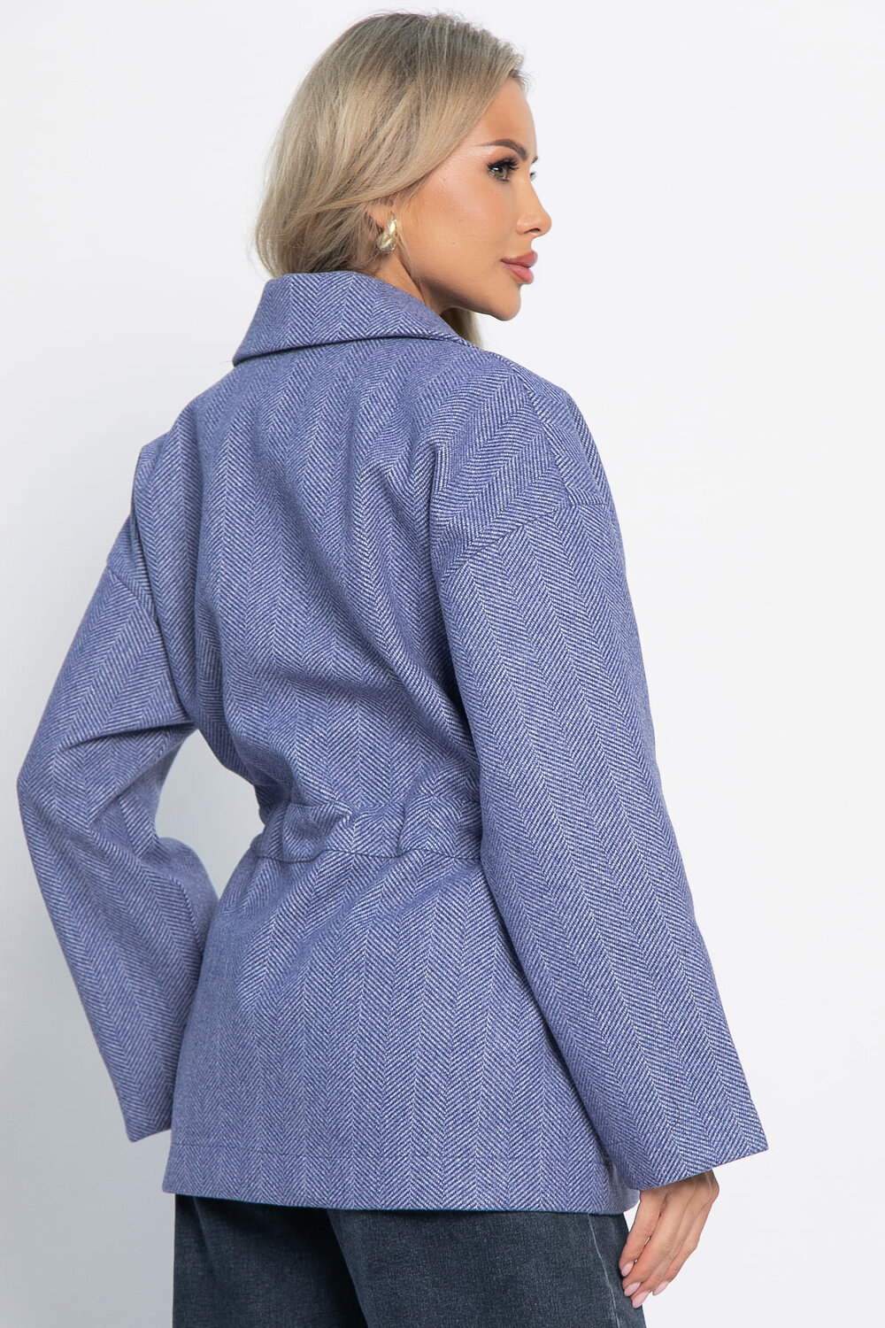 LT Collection Пальто 581272 Б15085-7М синий