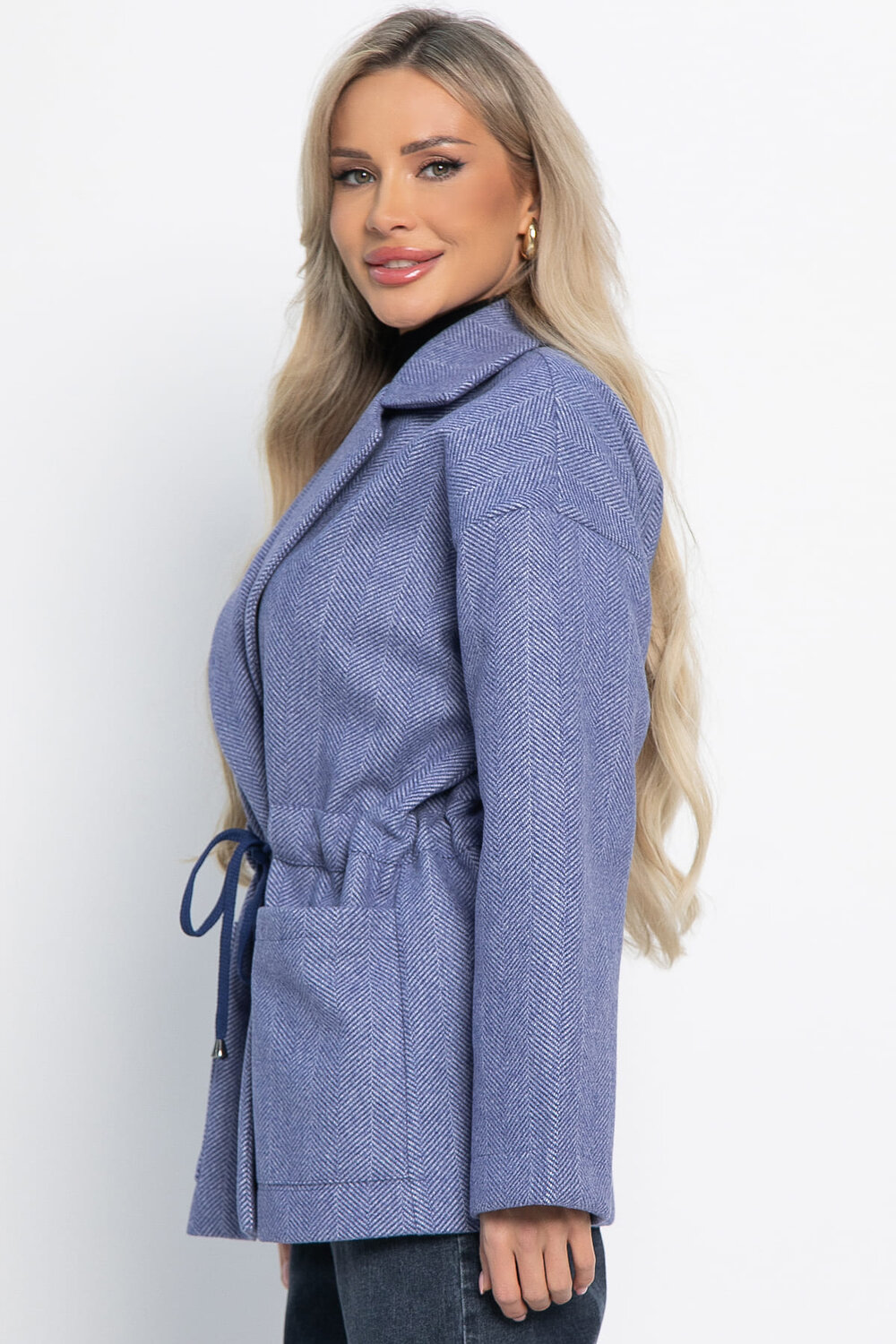 LT Collection Пальто 581272 Б15085-7М синий