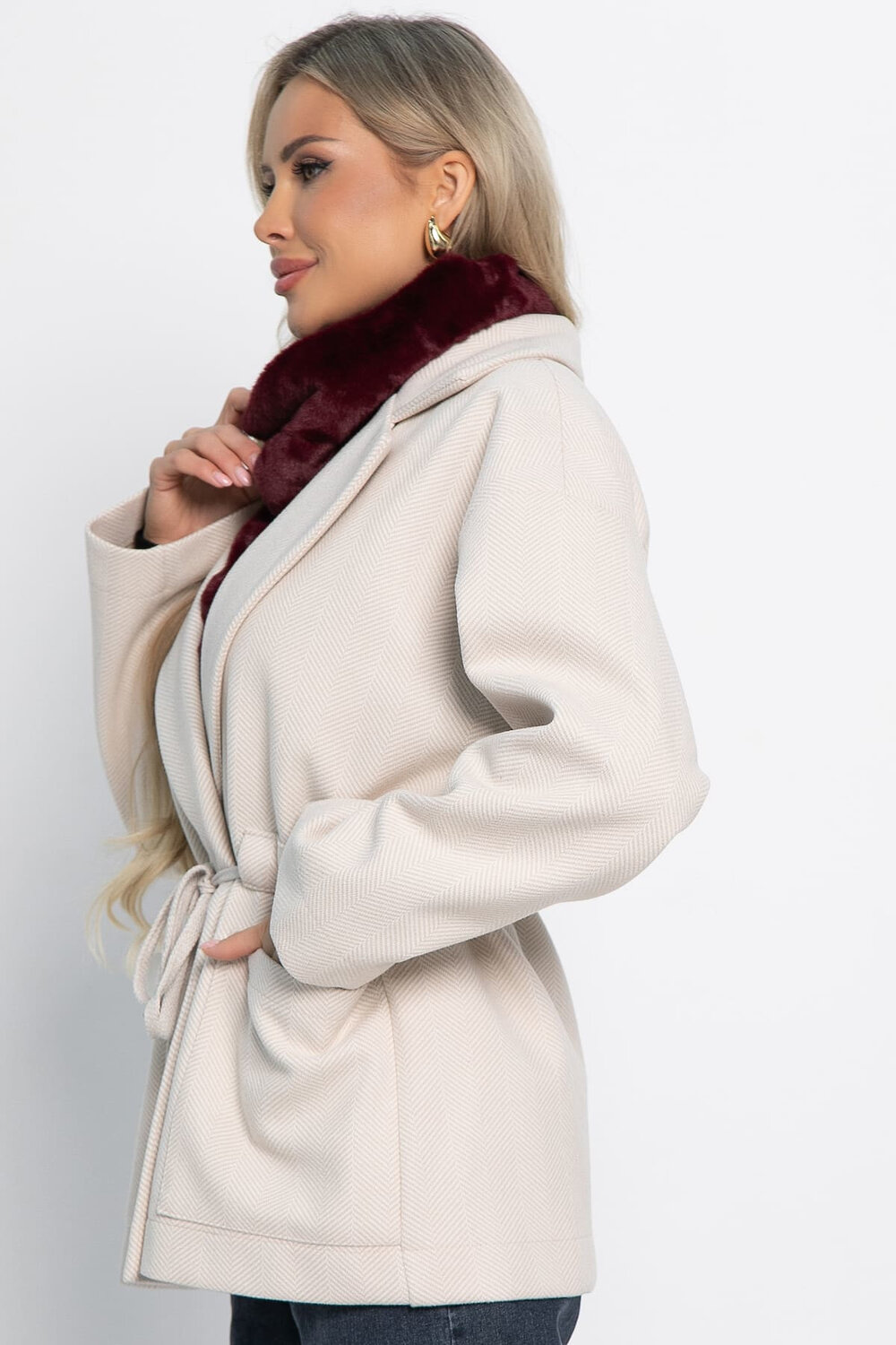 LT Collection Пальто 581273 Б15086-7М бежевый