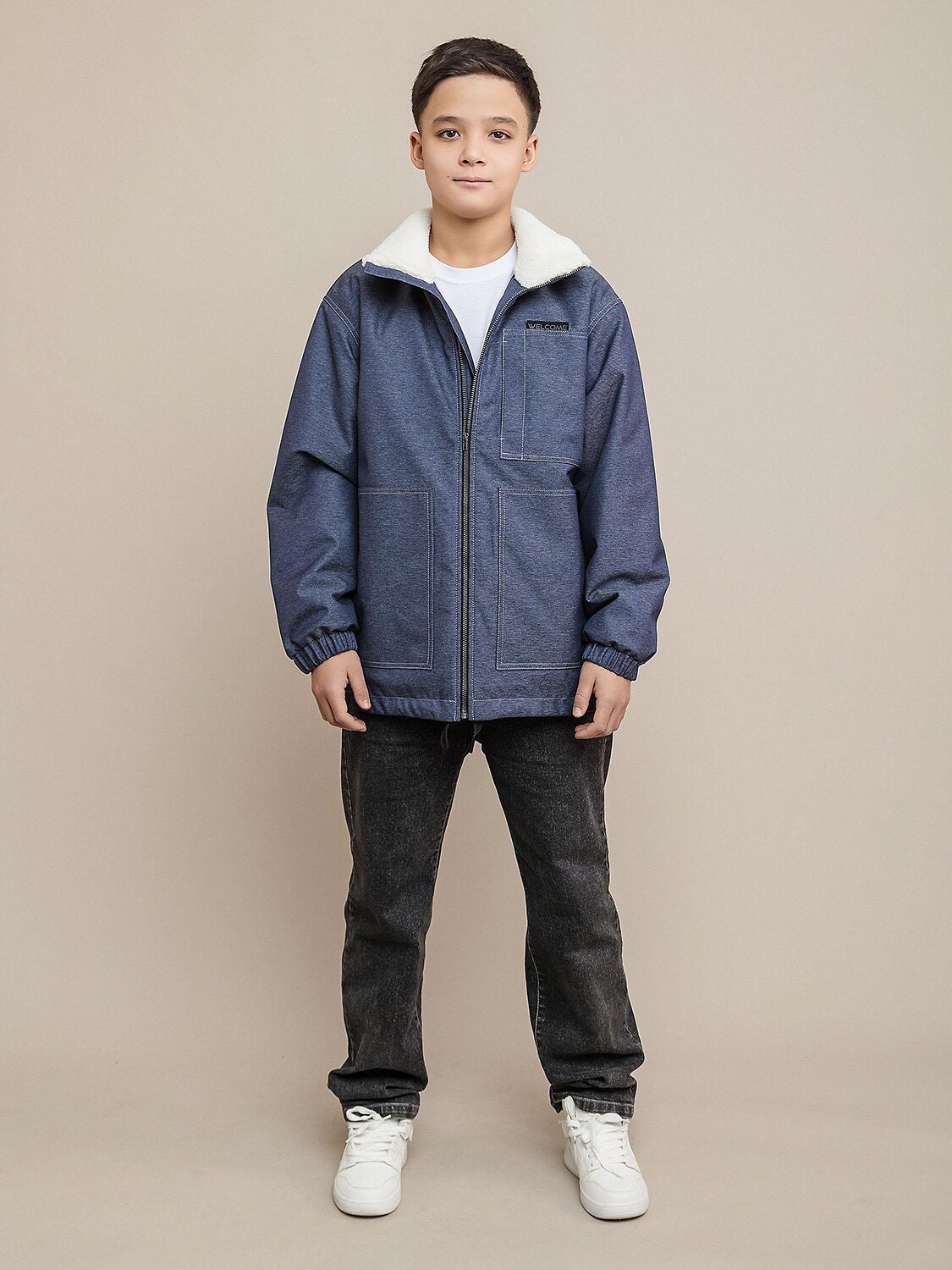 BATIK Куртка 581286 0288-26в-1 Синий деним