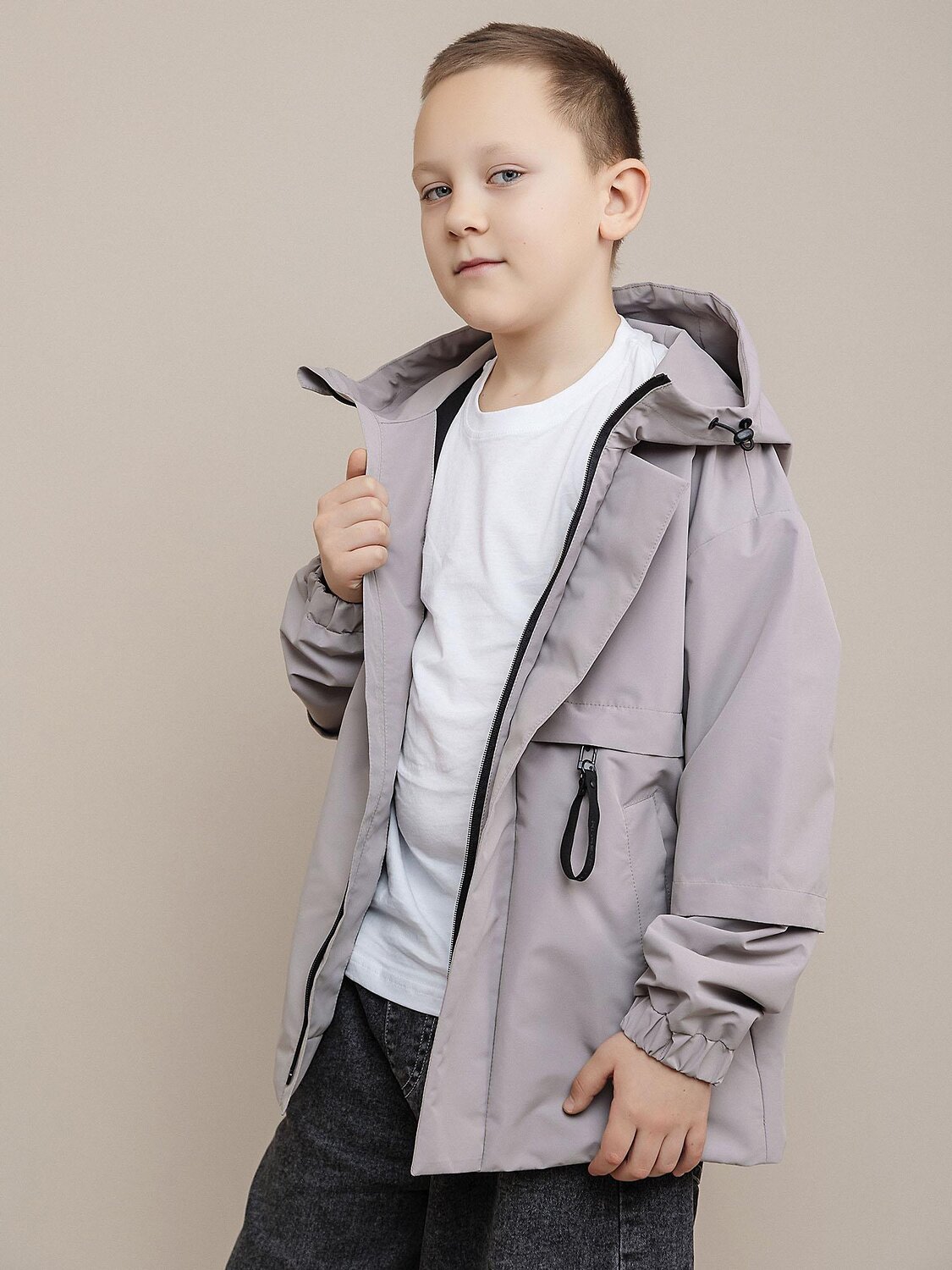 BATIK Куртка 581287 0291-26в-1 Серо-бежевый