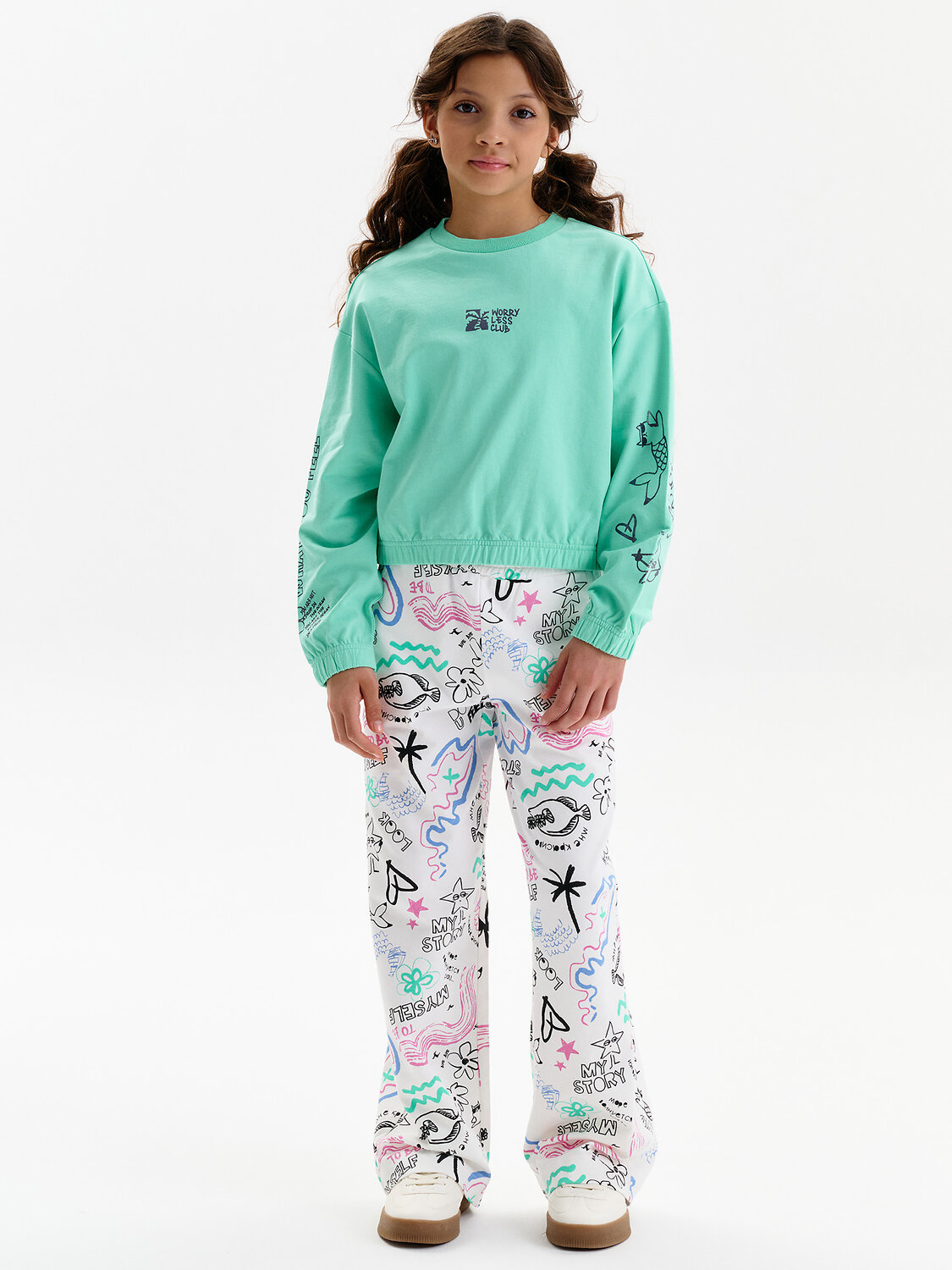 PELICAN Брюки 581291 GFP3389 Молочный