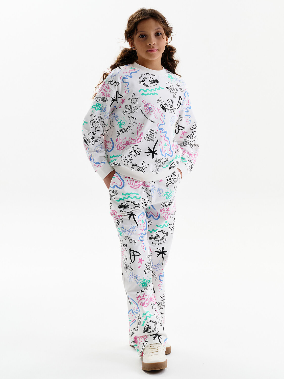 PELICAN Брюки 581291 GFP3389 Молочный