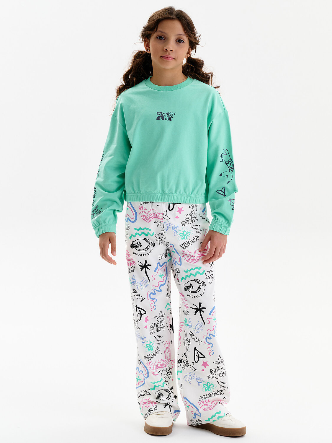 PELICAN Брюки 581291 GFP3389 Молочный