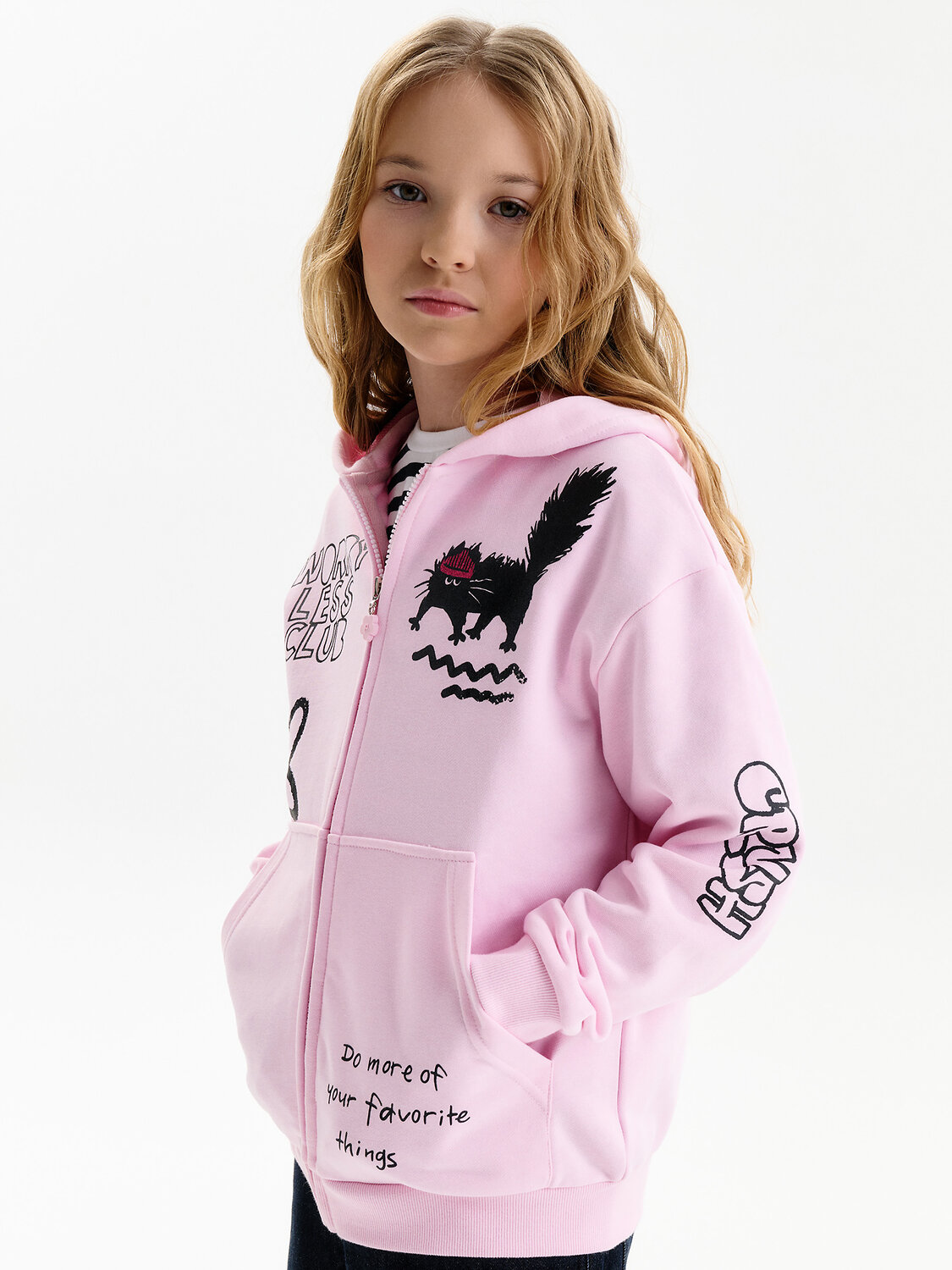 PELICAN Толстовка 581307 GFXK3389/1 Светло-розовый