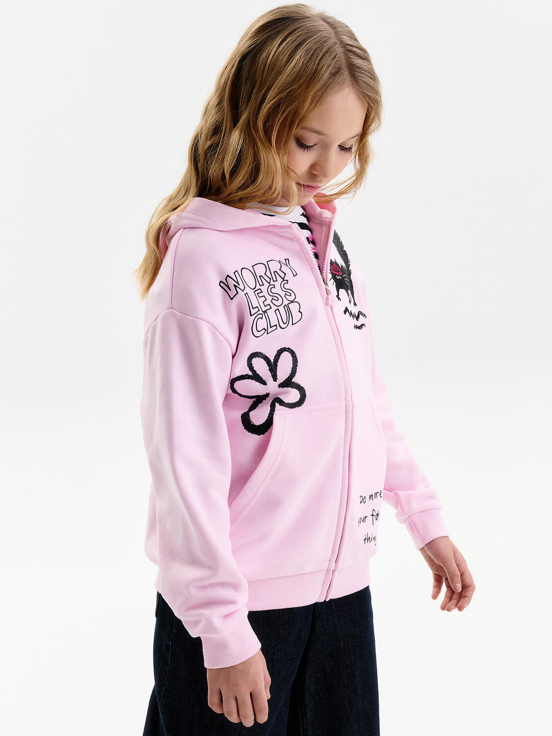 PELICAN Толстовка 581307 GFXK3389/1 Светло-розовый