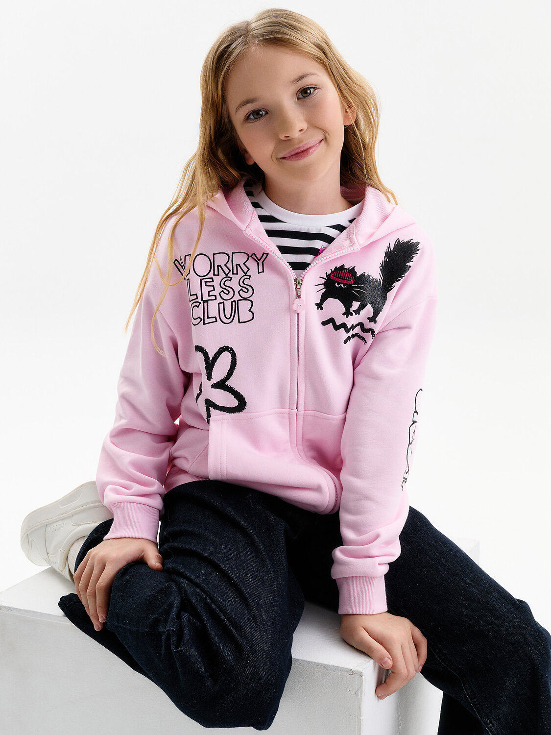 PELICAN Толстовка 581307 GFXK3389/1 Светло-розовый