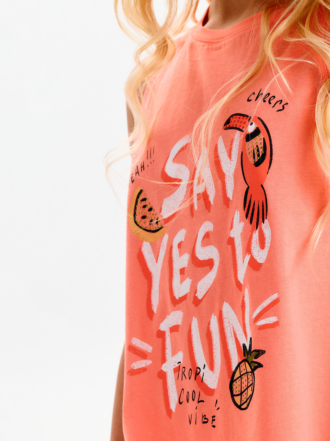 PELICAN Майка 581327 GFVV3390 Персиковый