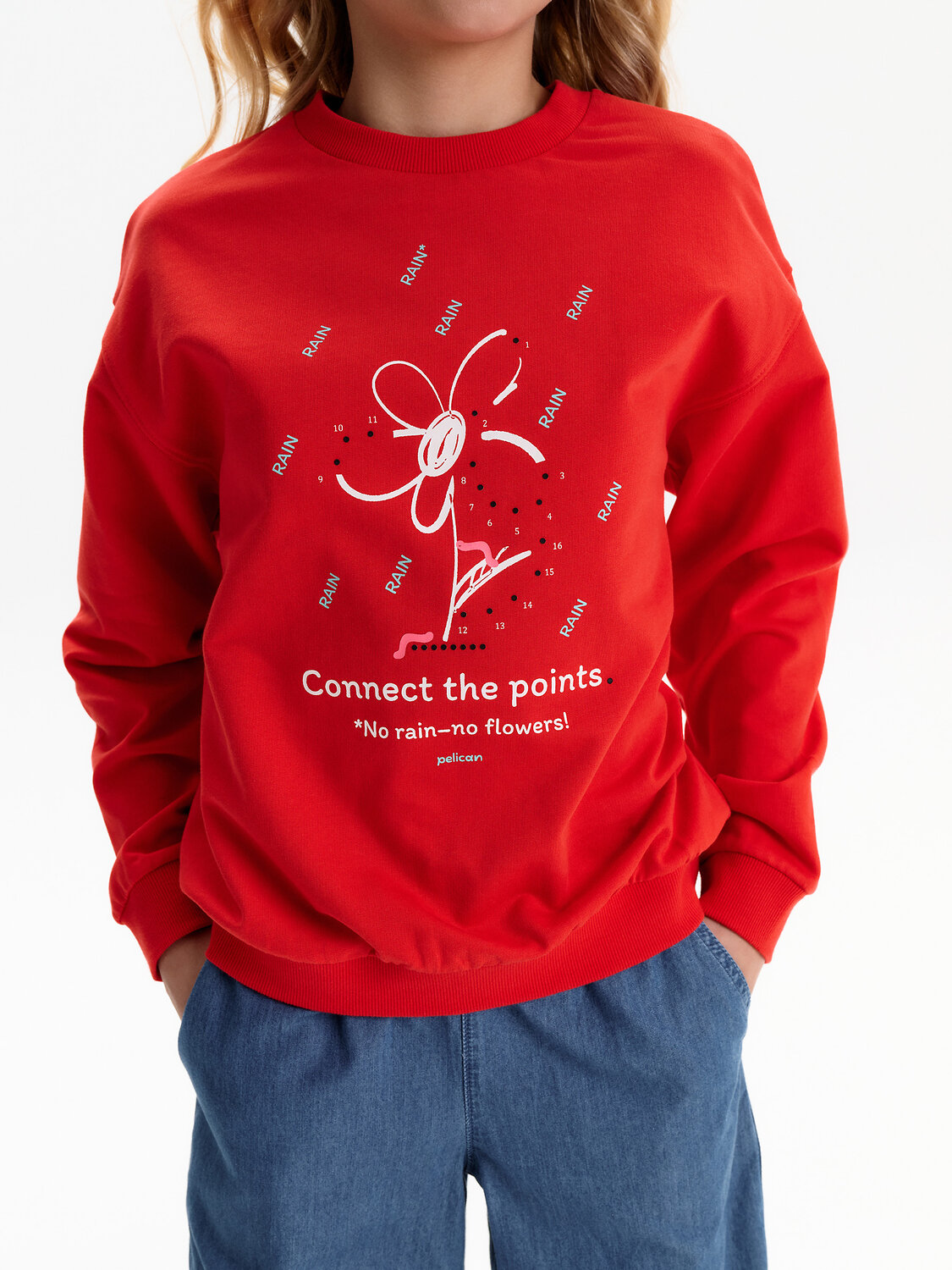 PELICAN Толстовка 581343 GFN3388 Красный