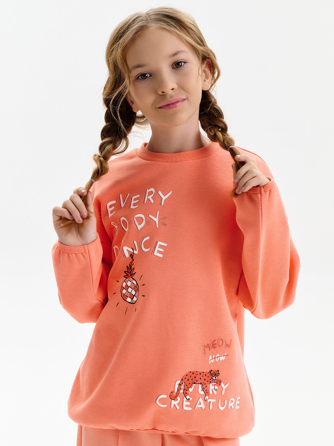 PELICAN Толстовка 581349 GFN3390 Персиковый