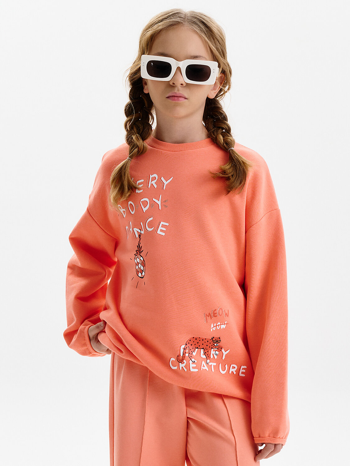 PELICAN Толстовка 581349 GFN3390 Персиковый