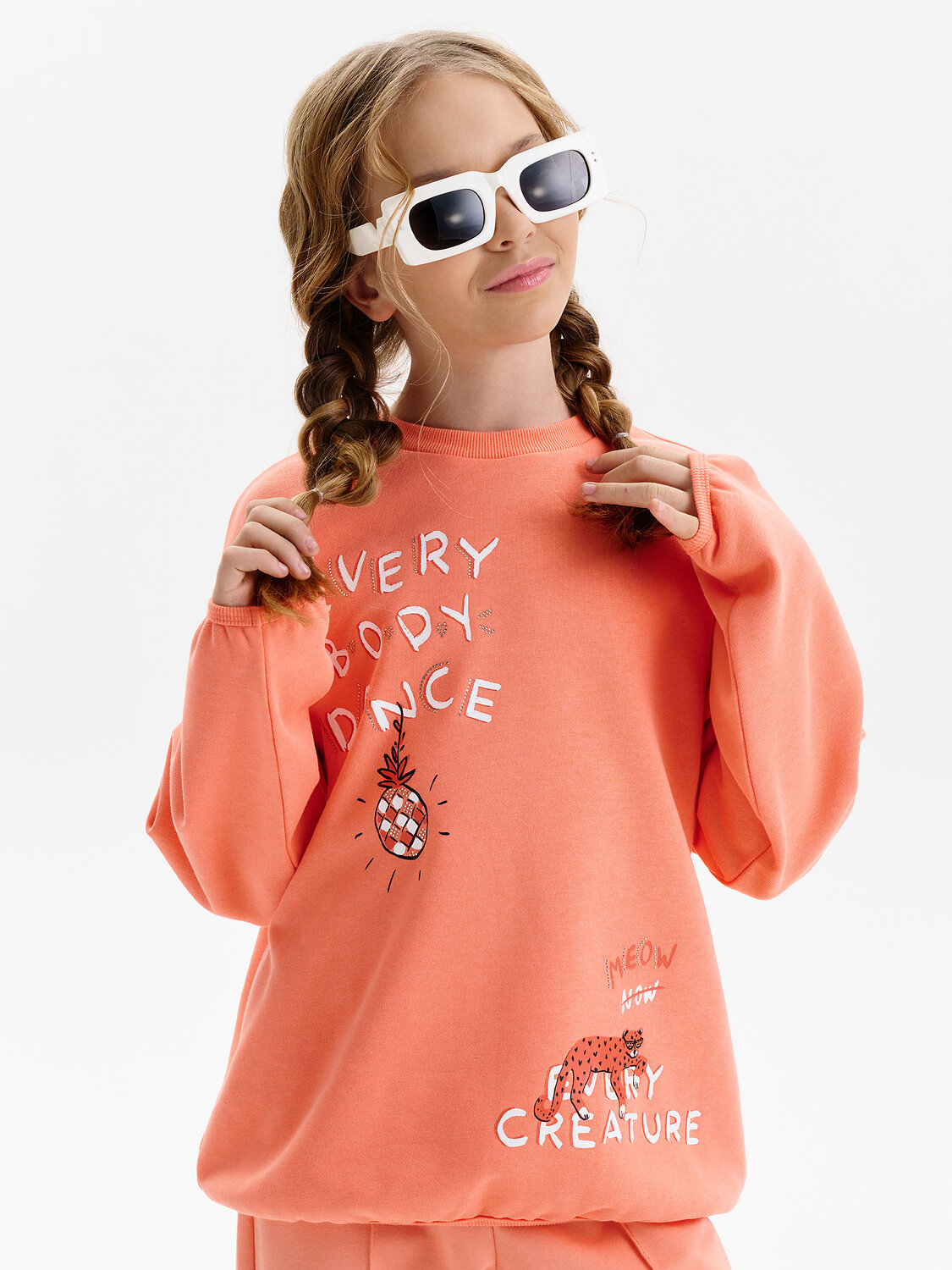 PELICAN Толстовка 581349 GFN3390 Персиковый