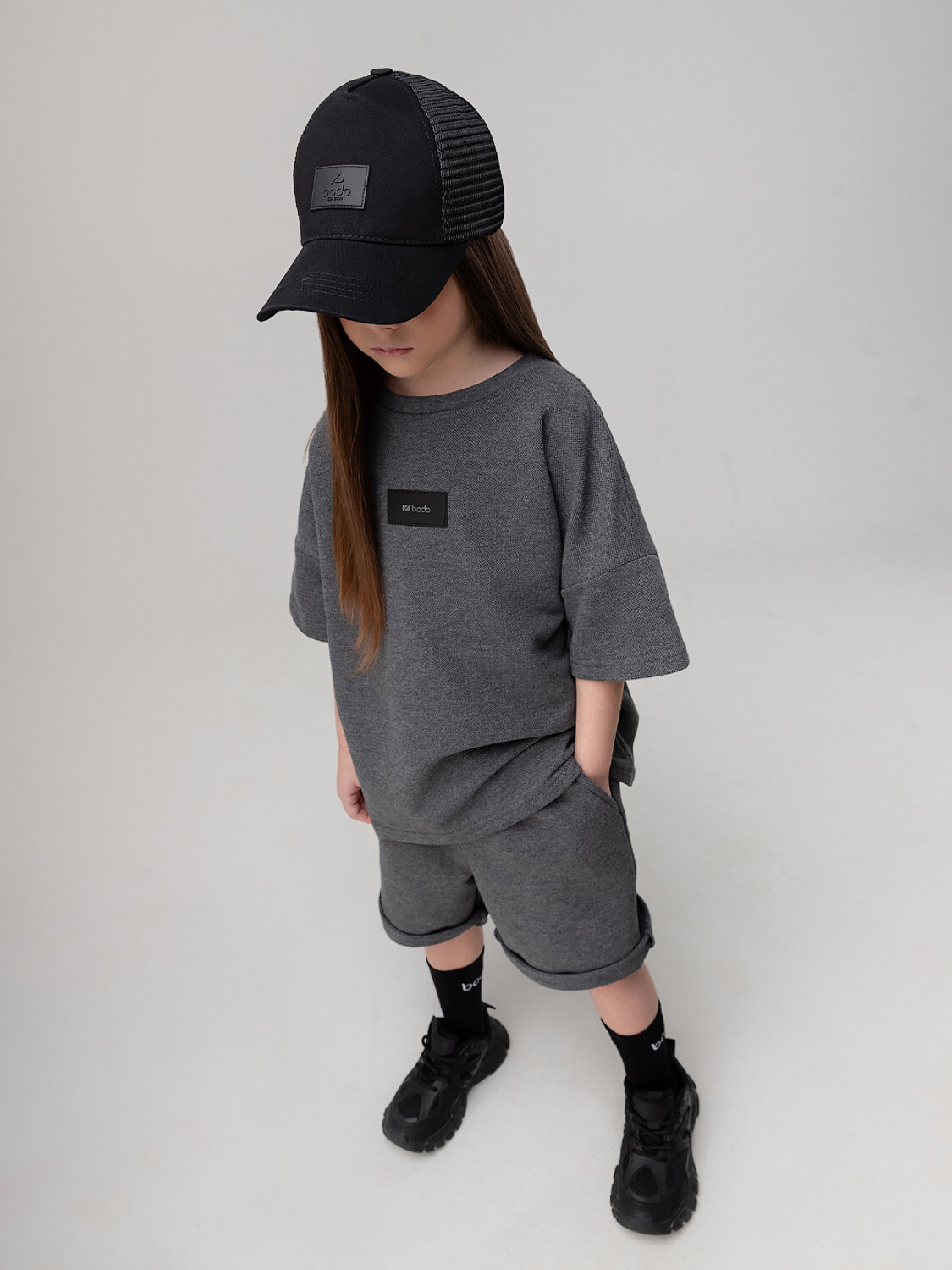 Bodo Костюм 581424 11-662MU темно-серый меланж