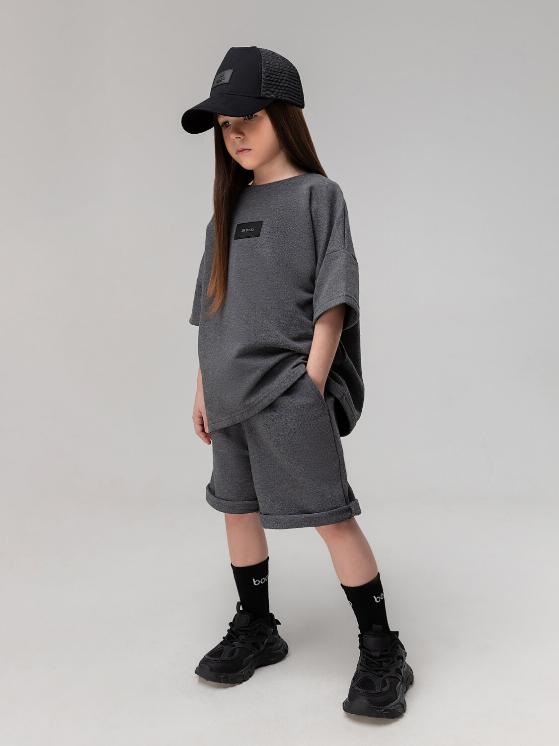 Bodo Костюм 581424 11-662MU темно-серый меланж