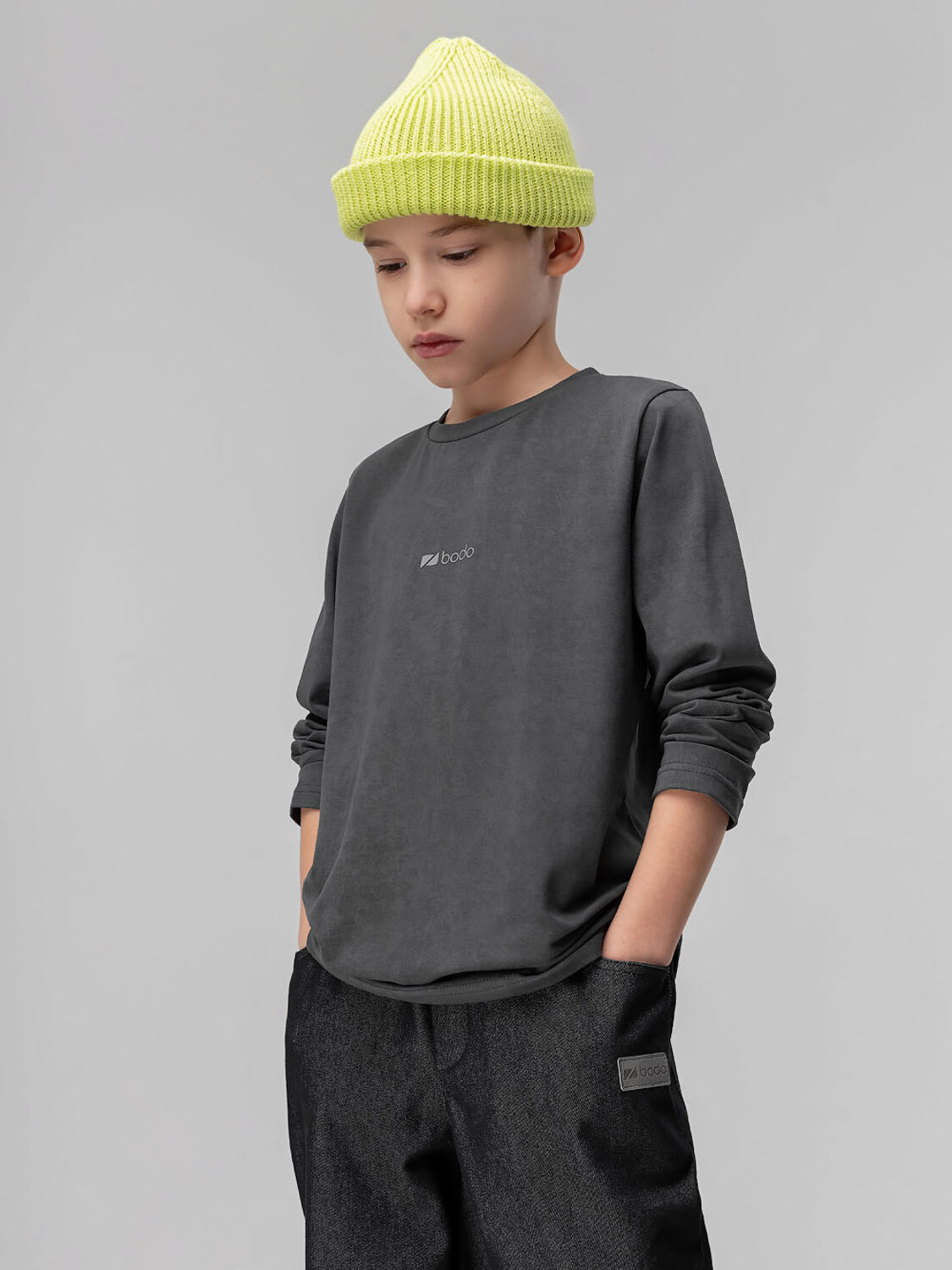 Bodo Лонгслив 581431 7-307MU серый