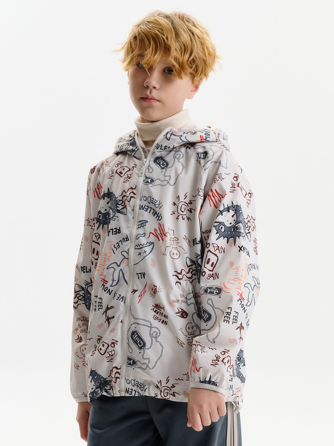 PELICAN Ветровка 581454 BZTN3389 Молочный