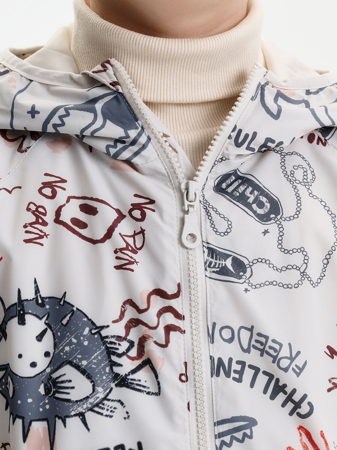 PELICAN Ветровка 581454 BZTN3389 Молочный