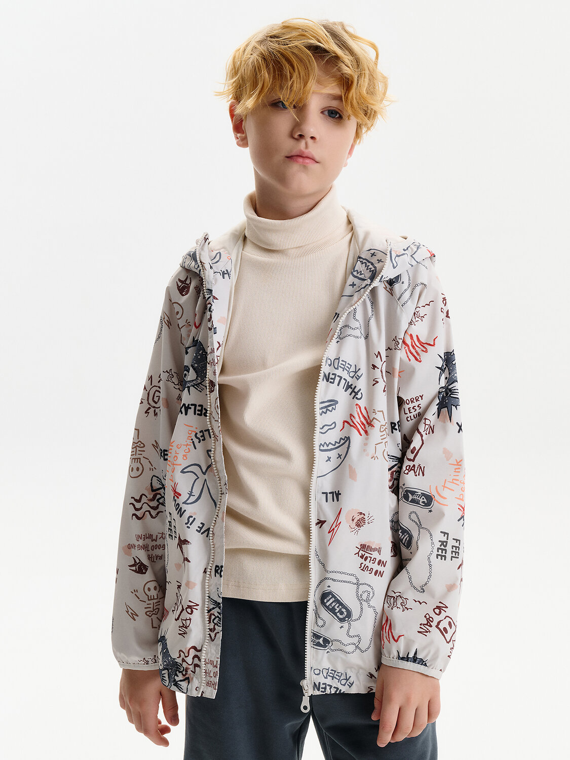 PELICAN Ветровка 581454 BZTN3389 Молочный