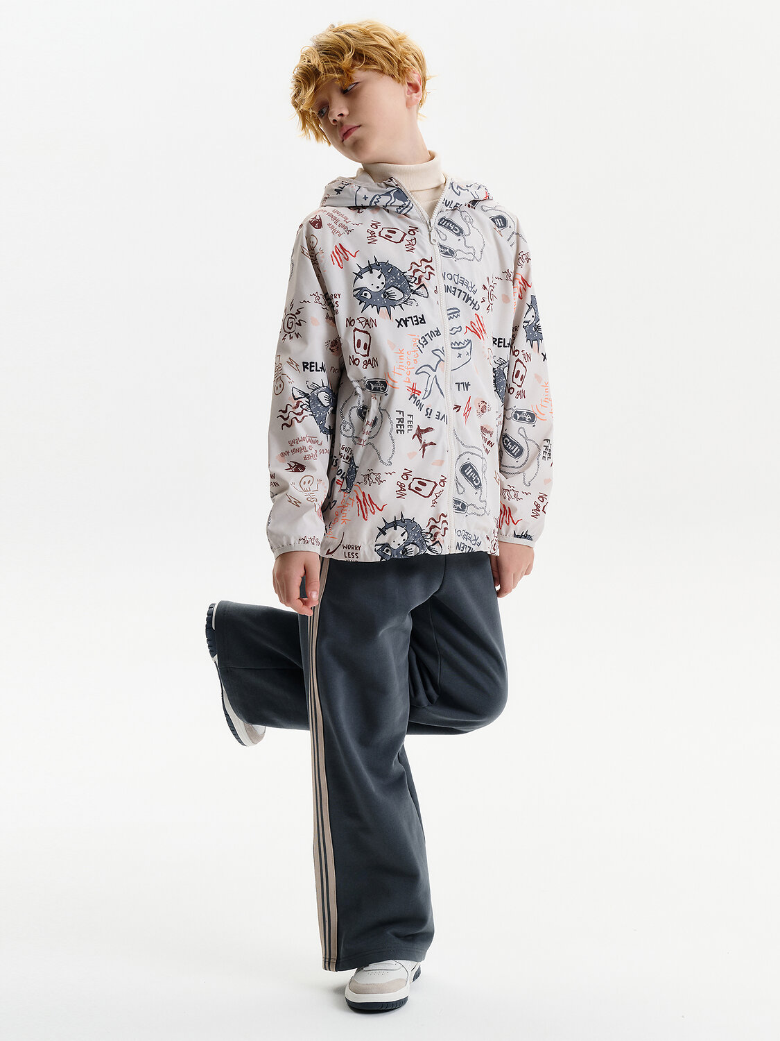 PELICAN Ветровка 581454 BZTN3389 Молочный