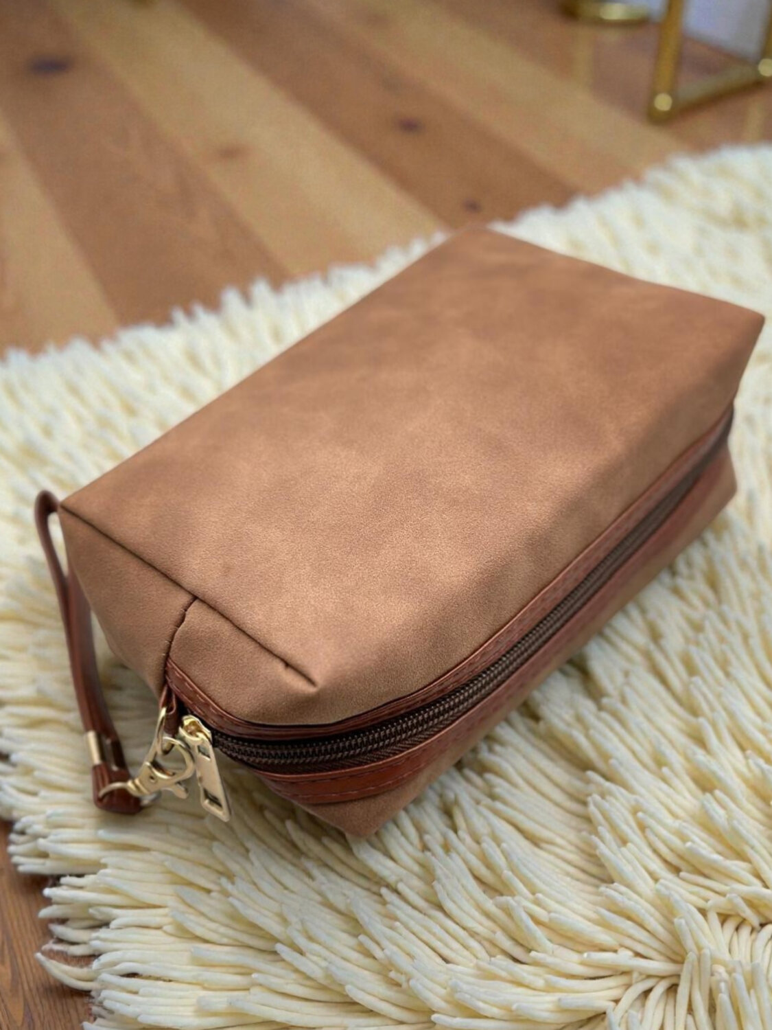 Sunflower Косметичка-пенал замшевая женская 2023-25, коричневый 581467 23569 