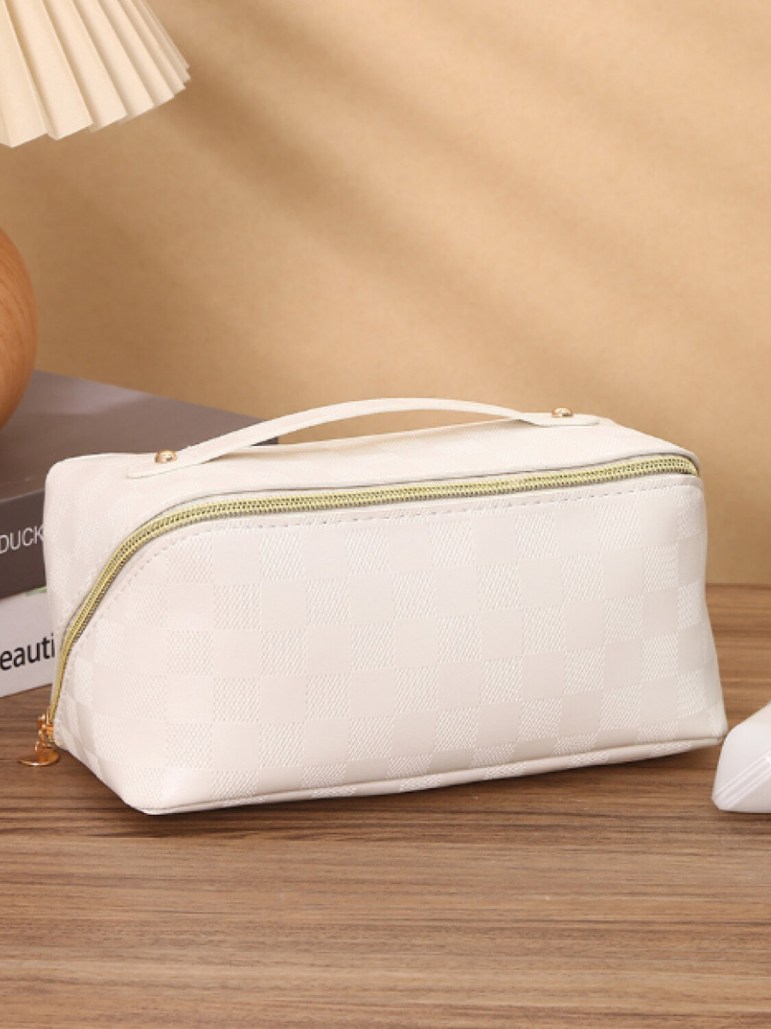 Sunflower Косметичка-саквояж женская 1106, кремовый белый 581469 23580 