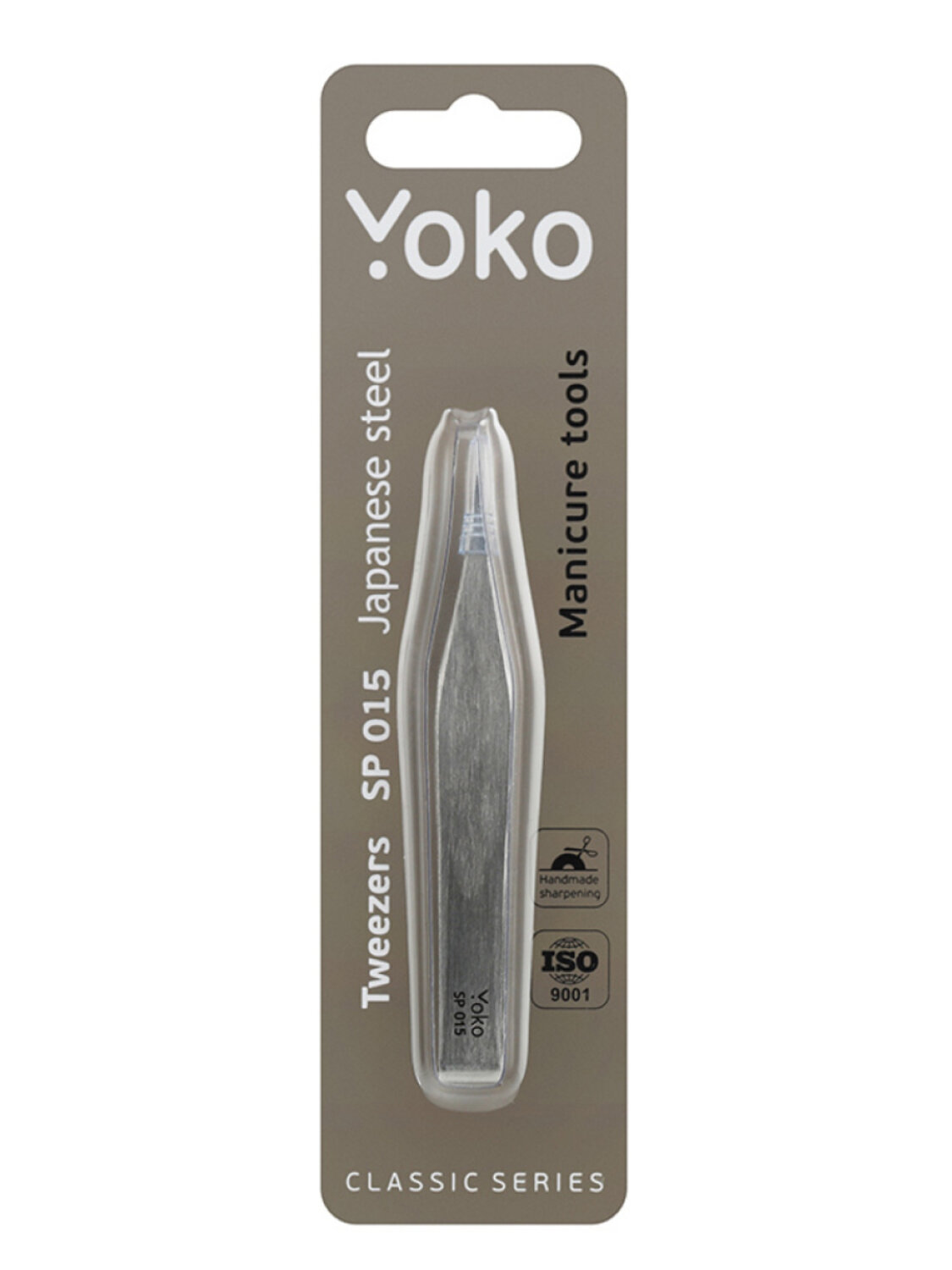 YOKO Пинцет педикюрный для удаления осколков Y SP 015, 92 мм 581480 28126 