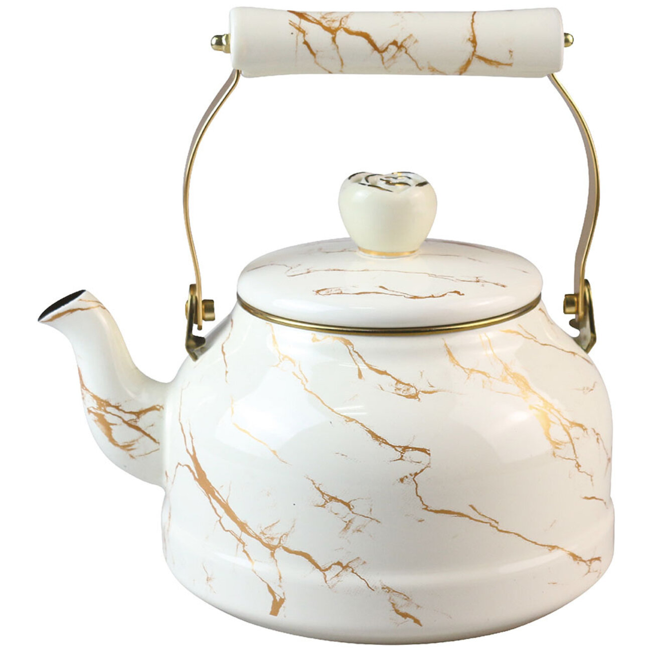 ZEIDAN Чайник 581510 Z-4488 Marble кремовый