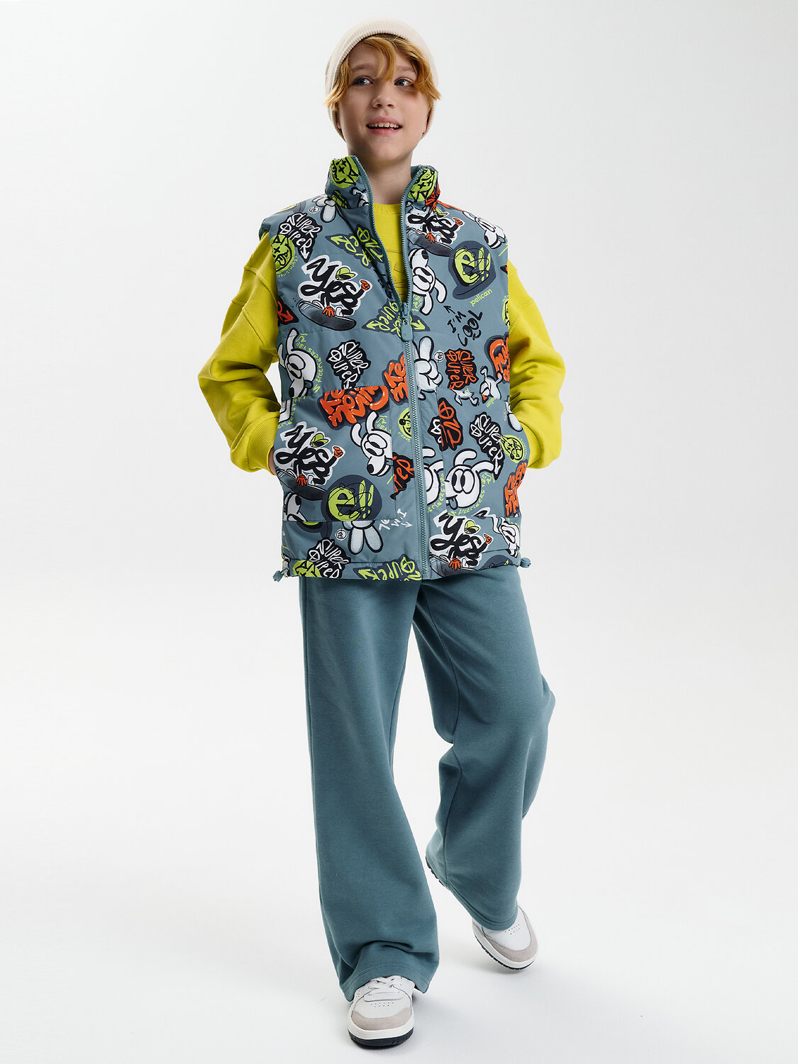 PELICAN Жилет 581522 BZVM3387 Джинс