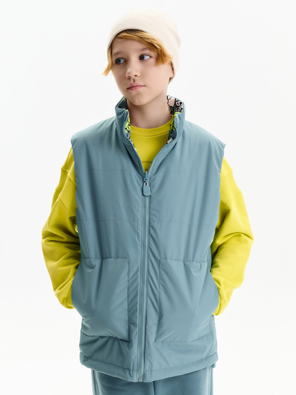 PELICAN Жилет 581522 BZVM3387 Джинс