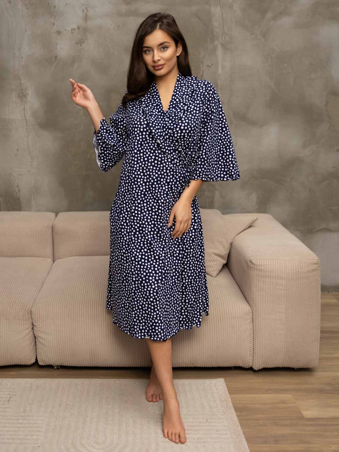 Текс-плюс Халат 581526 00-00246713 Синий