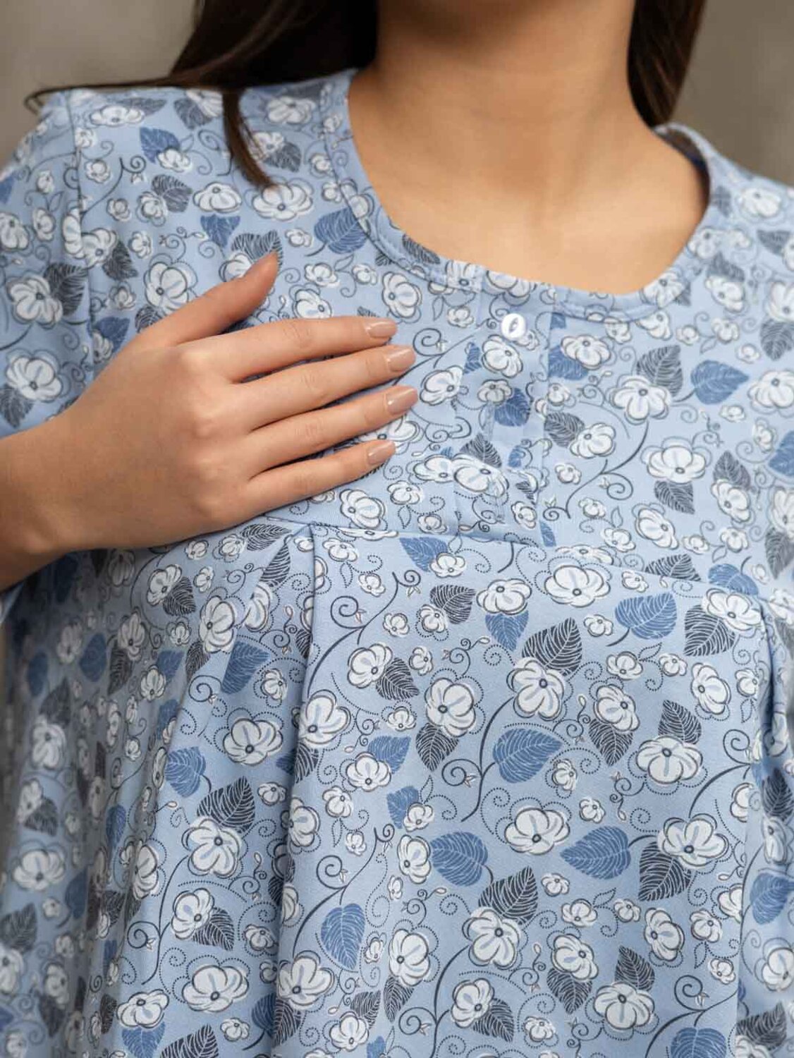 Текс-плюс Сорочка 581540 00-00246308 Голубой