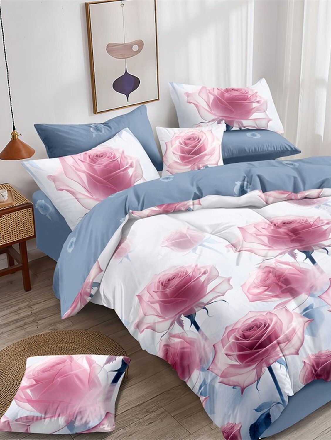 Текс-плюс КПБ Общий 581565 НФ-00244971 Нежная роза