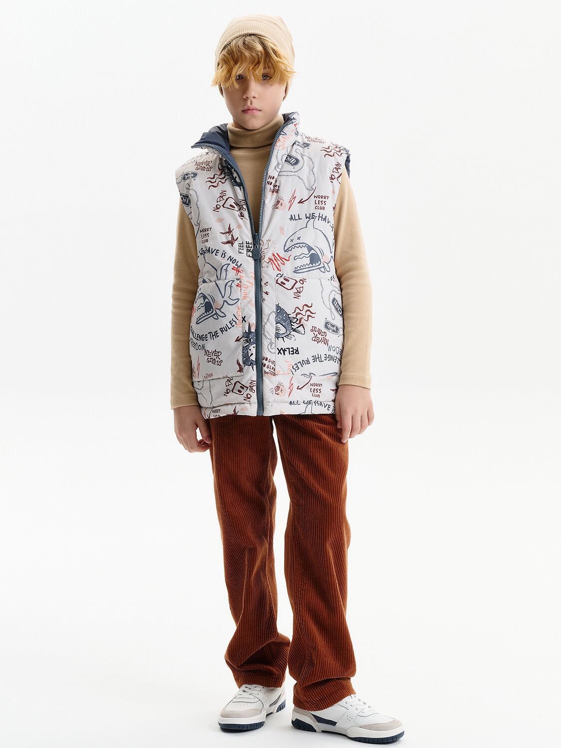 PELICAN Жилет 581567 BZVM3389 Серый