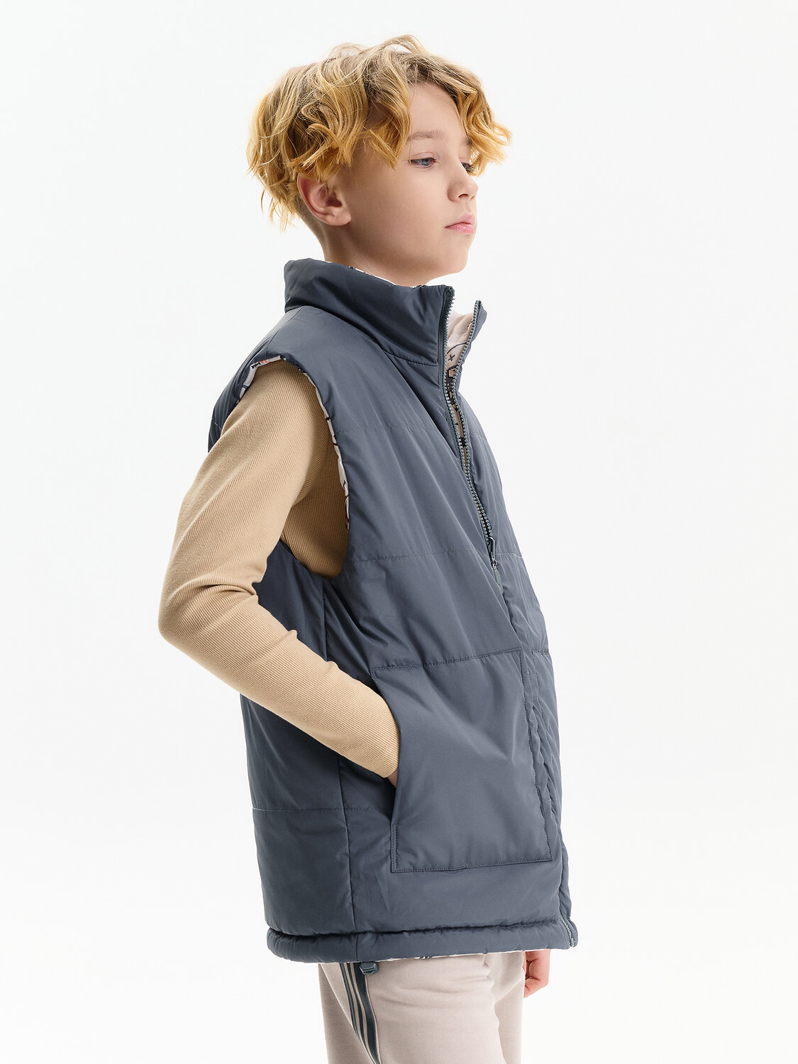 PELICAN Жилет 581567 BZVM3389 Серый