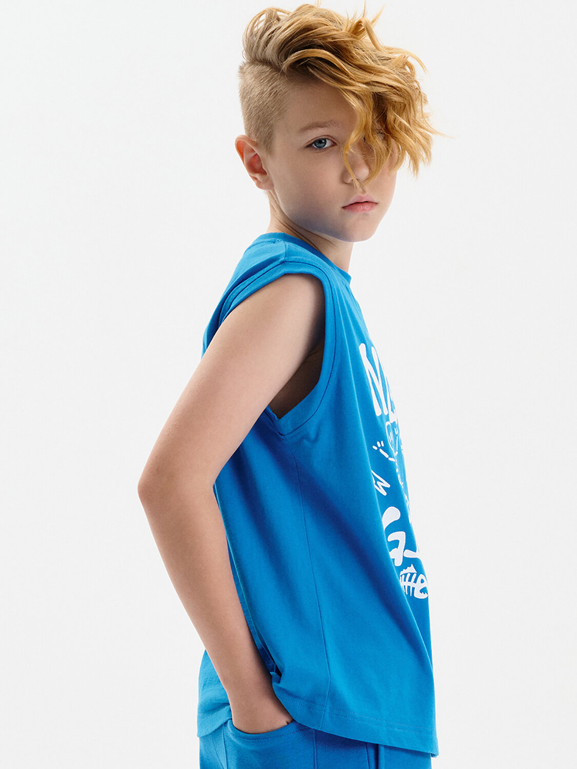 PELICAN Майка 581584 BFVV3389 Лазурный