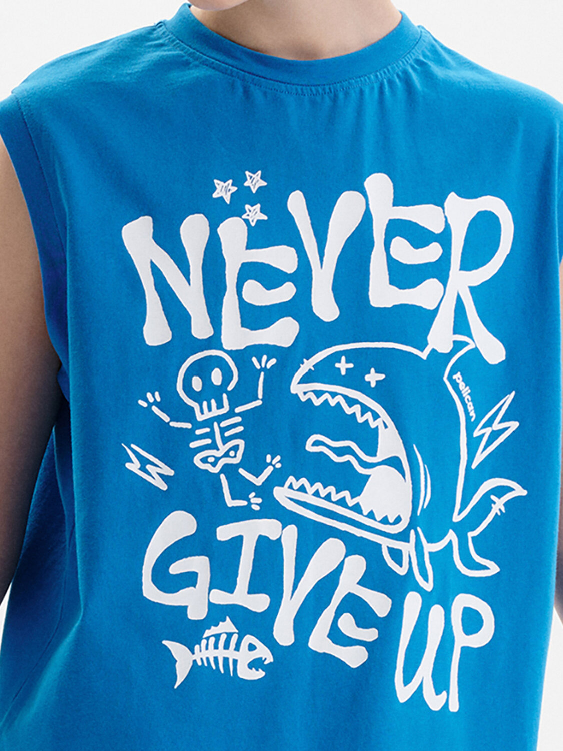 PELICAN Майка 581584 BFVV3389 Лазурный