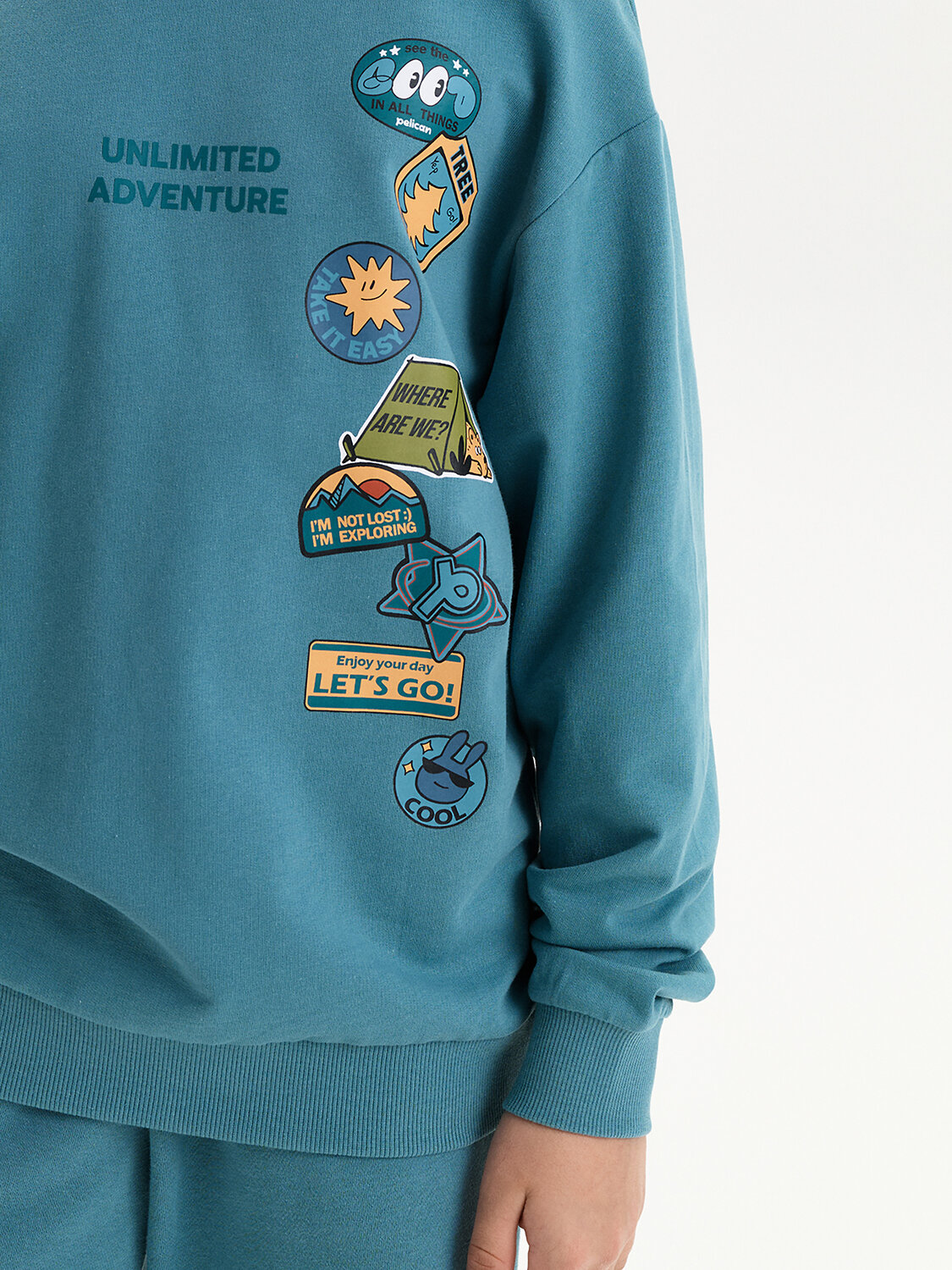 PELICAN Толстовка 581598 BFN3387 Джинс