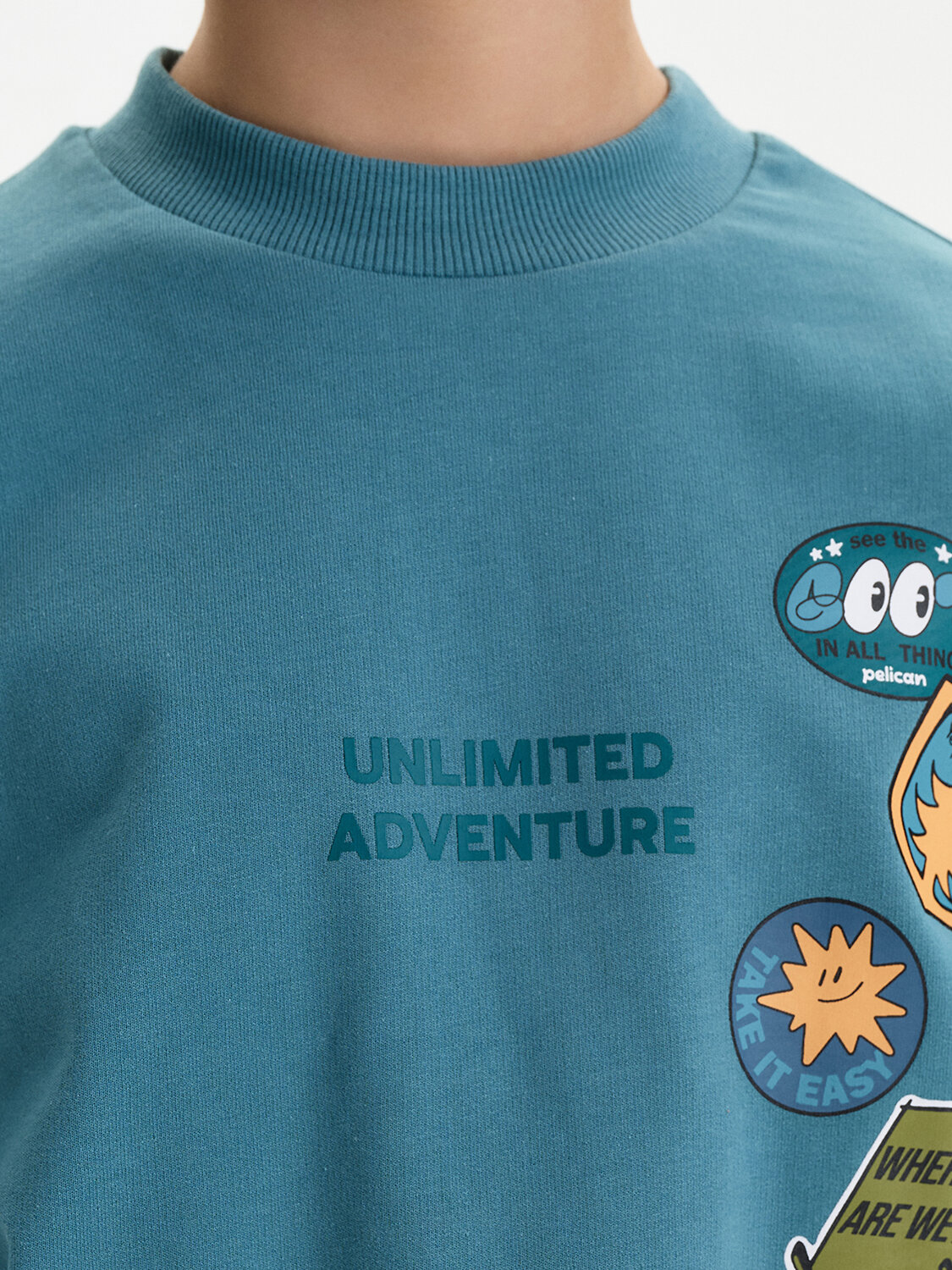 PELICAN Толстовка 581598 BFN3387 Джинс