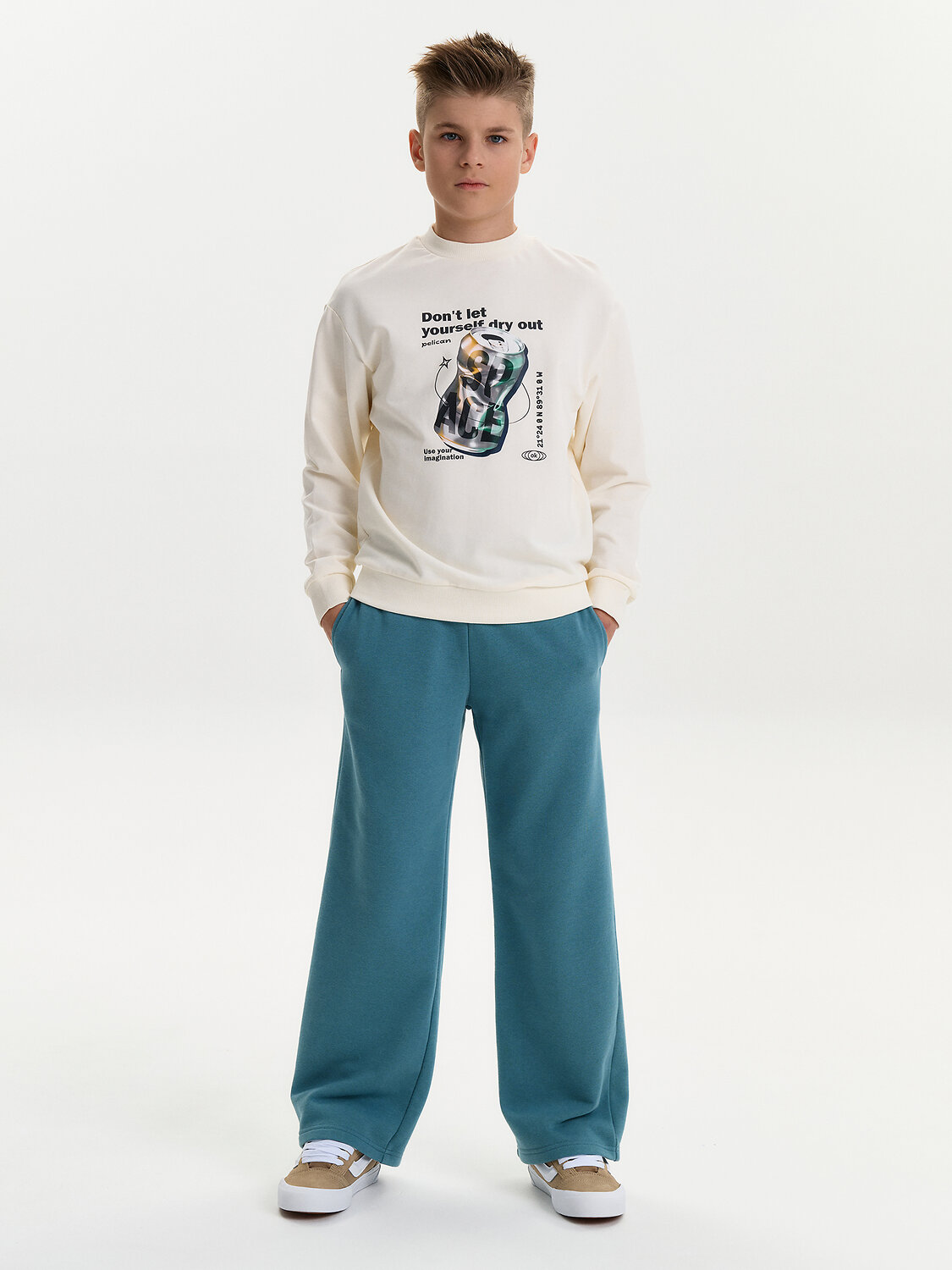 PELICAN Толстовка 581599 BFN3387/1 Молочный