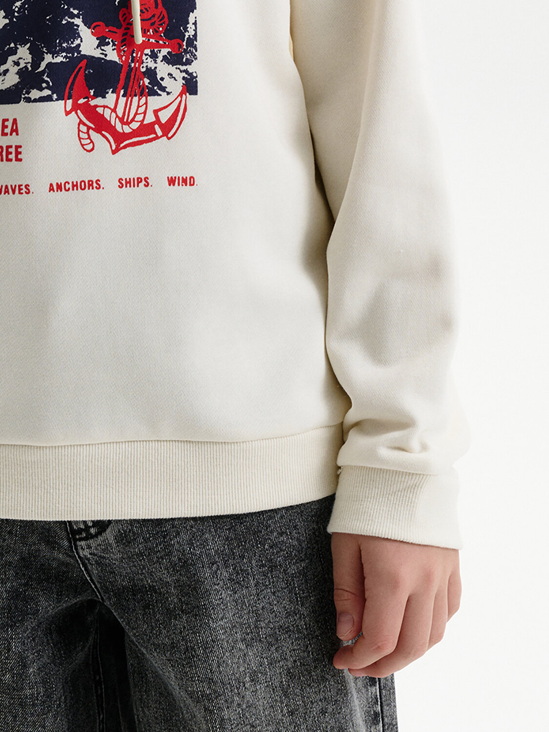 PELICAN Толстовка 581603 BFNK3371 Молочный