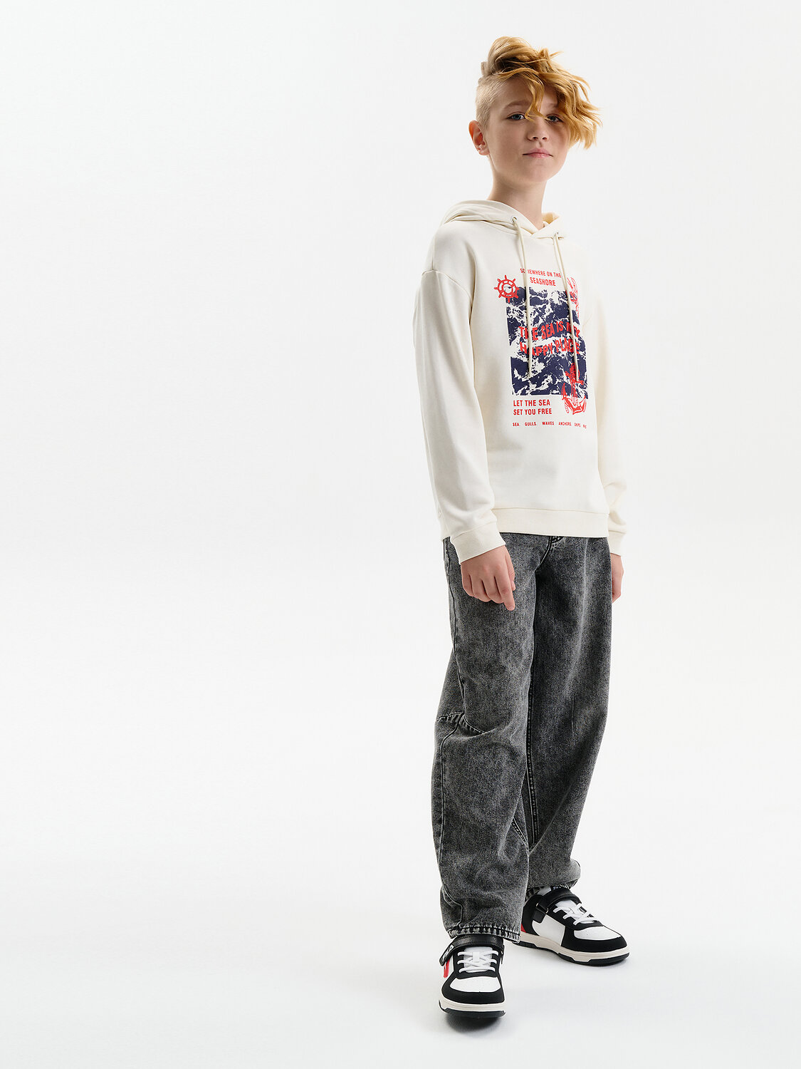 PELICAN Толстовка 581603 BFNK3371 Молочный