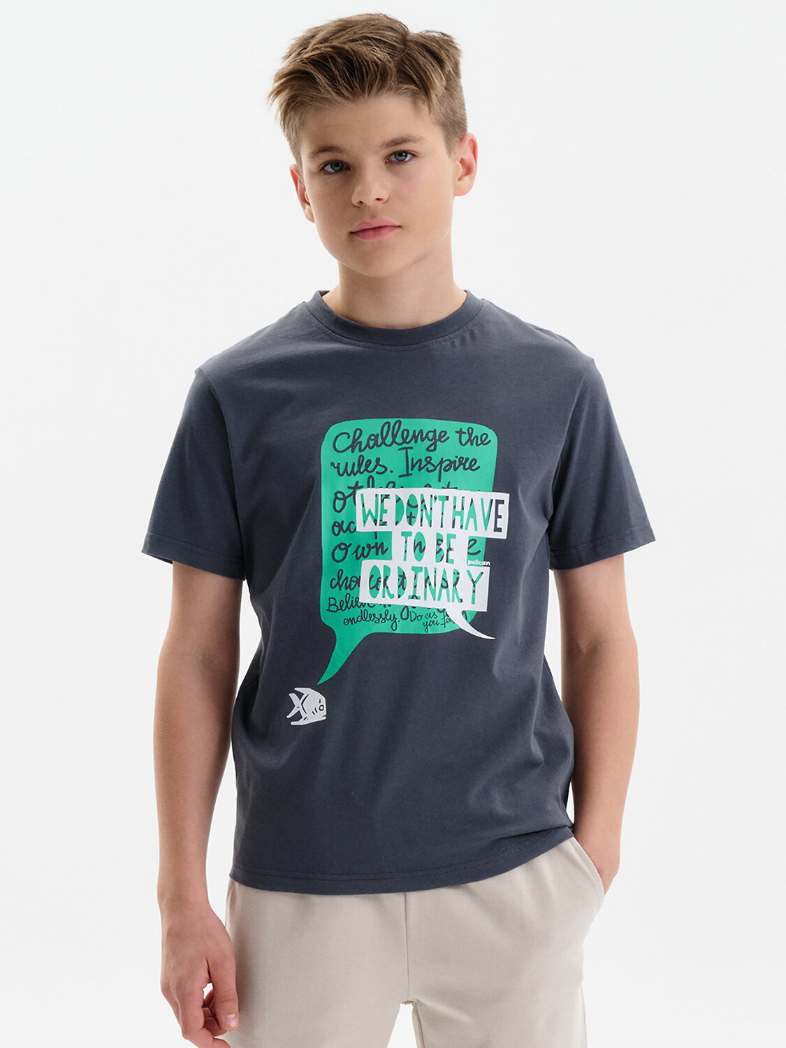 PELICAN Футболка 581628 BFT3389/1 Серый