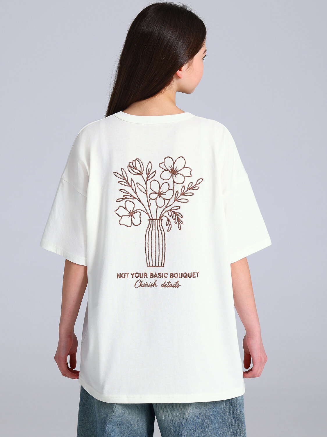 Апрель Футболка 581654 1ДДФК5009001 сливки