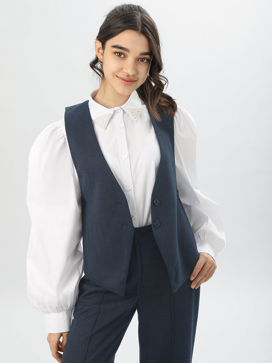 Соль&Перец Жилет 581669 SP2513 синий