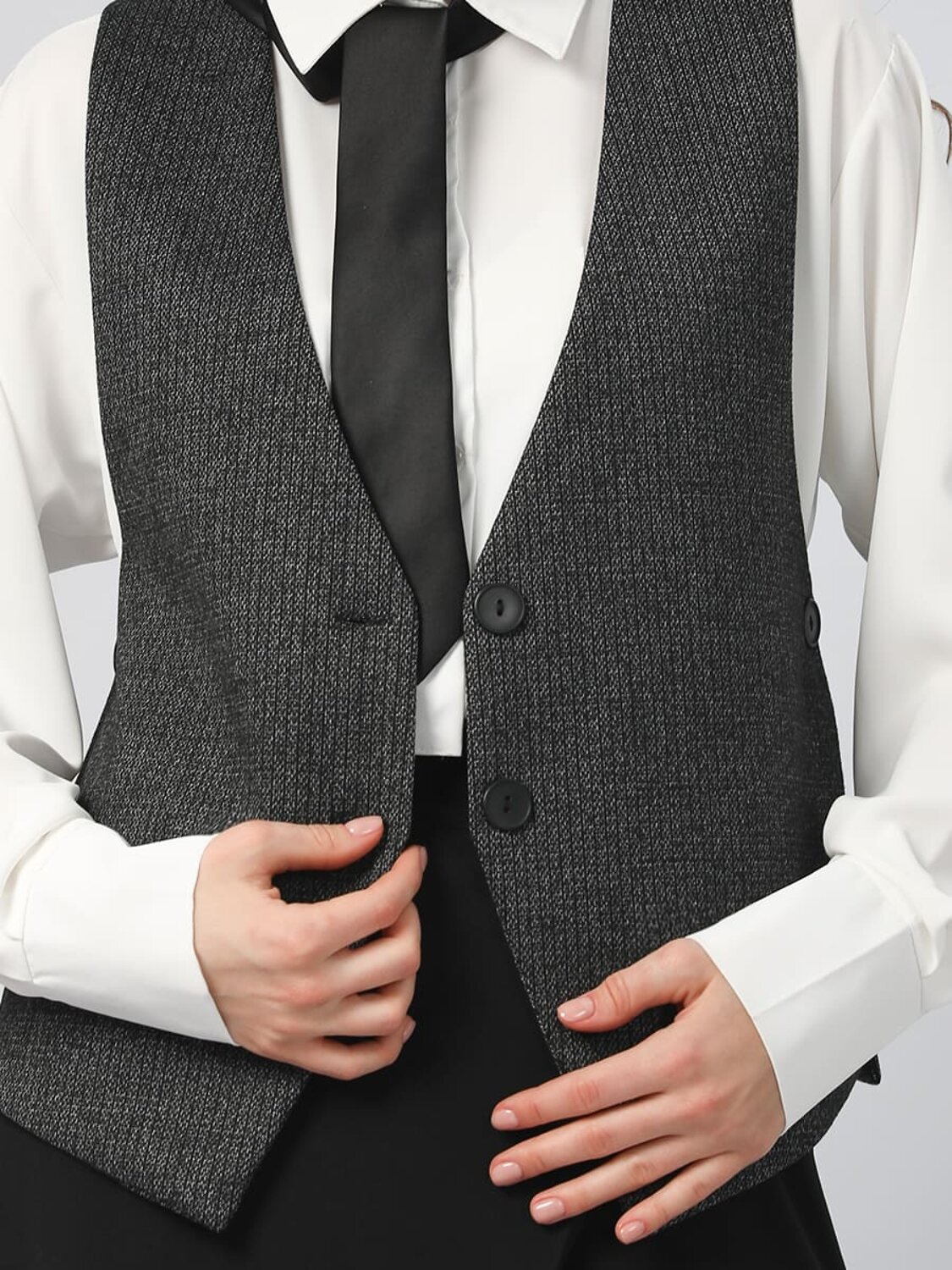 Соль&Перец Жилет 581672 SP2613 темно-серый