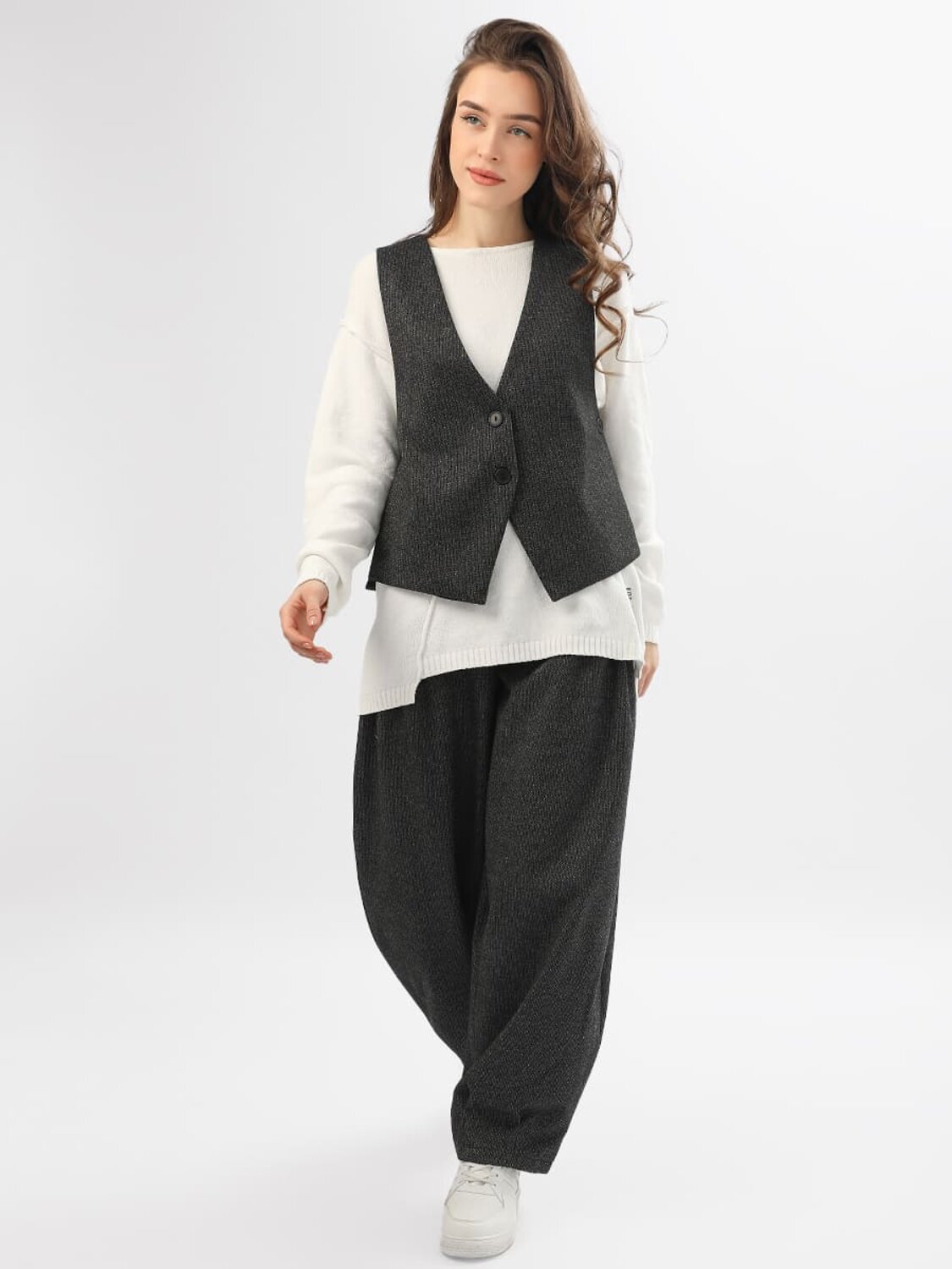 Соль&Перец Жилет 581672 SP2613 темно-серый