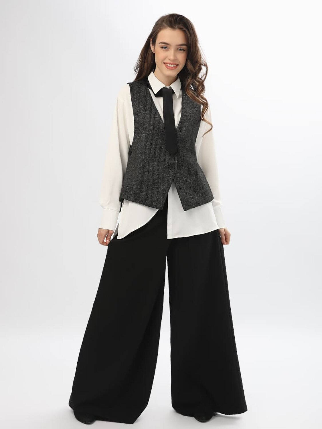 Соль&Перец Жилет 581672 SP2613 темно-серый