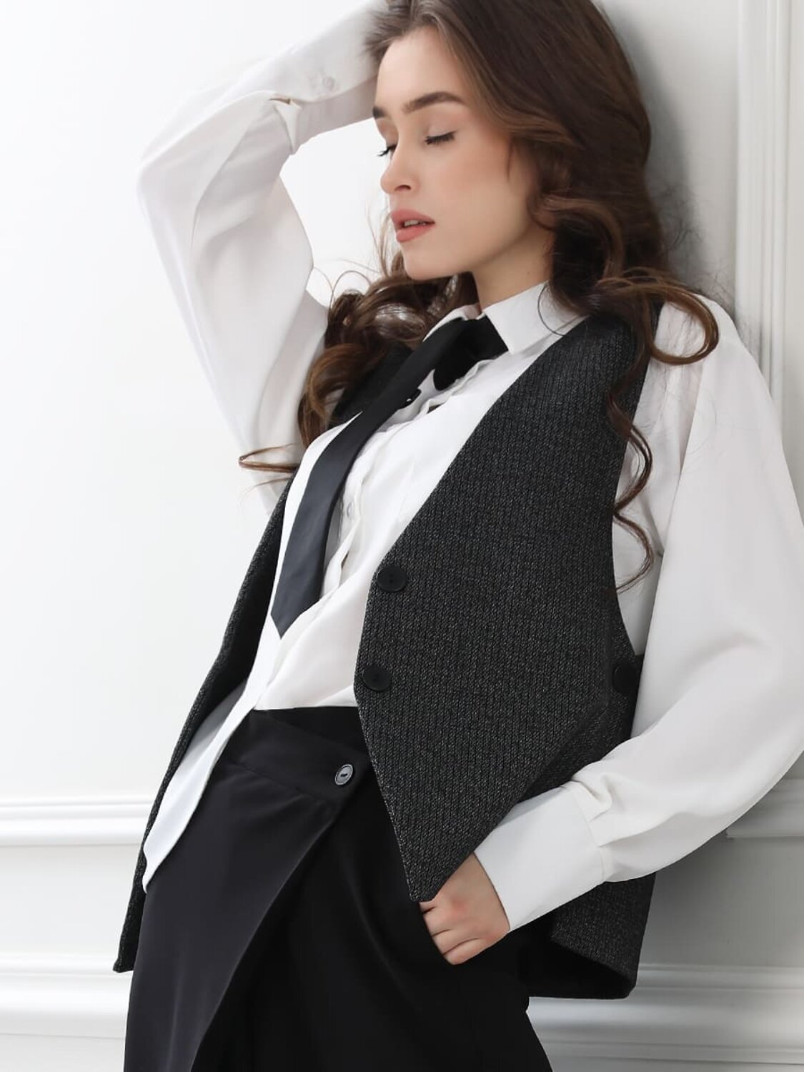 Соль&Перец Жилет 581672 SP2613 темно-серый