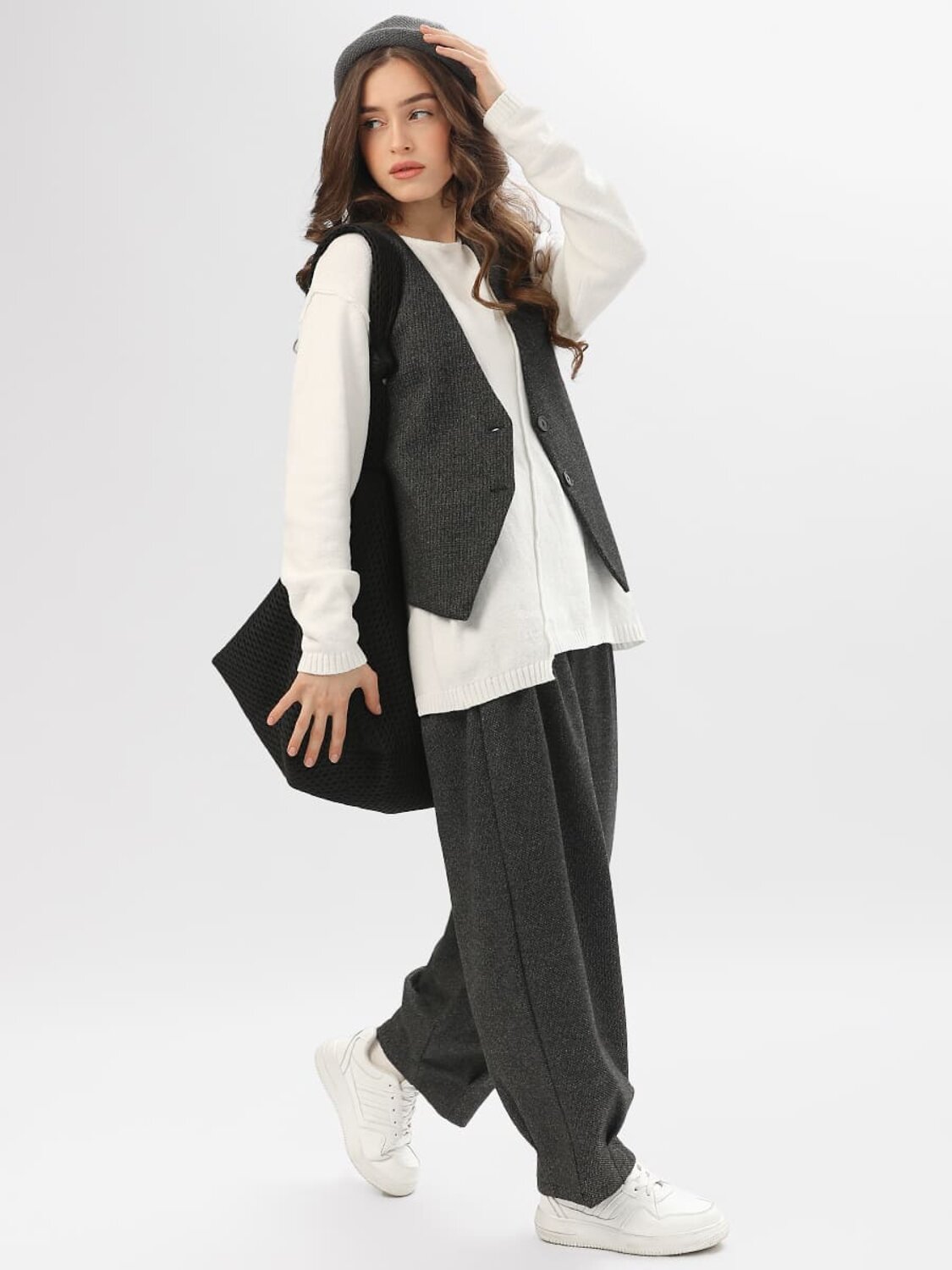 Соль&Перец Жилет 581672 SP2613 темно-серый