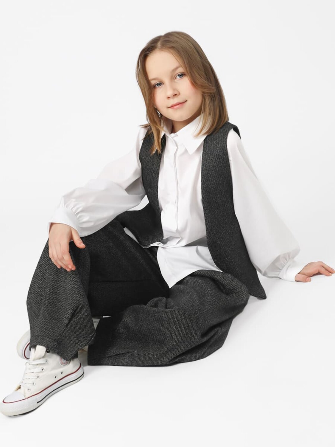 Соль&Перец Жилет 581673 SP0549EG темно-серый